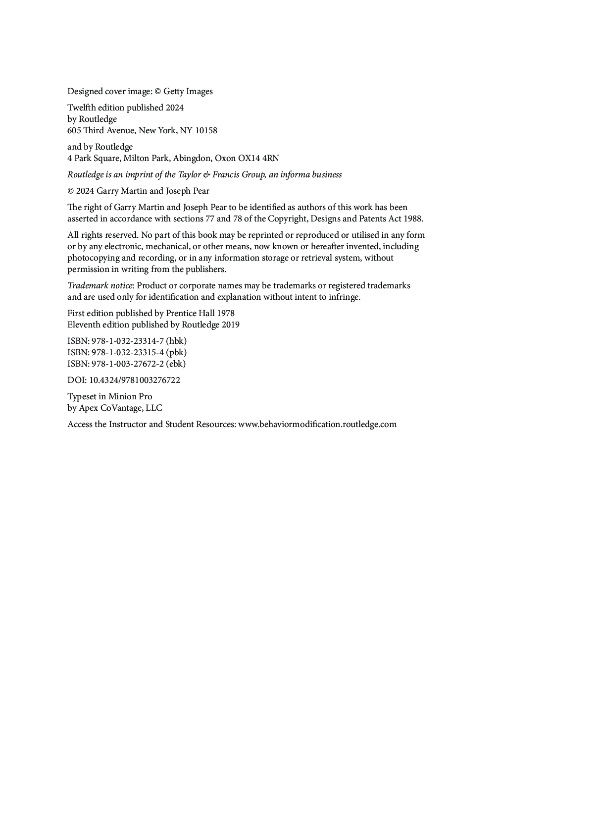 Preview page 5 of eBook [PDF] Behavior Modification 12th Edition By GARRY MARTIN Joseph J Pear
