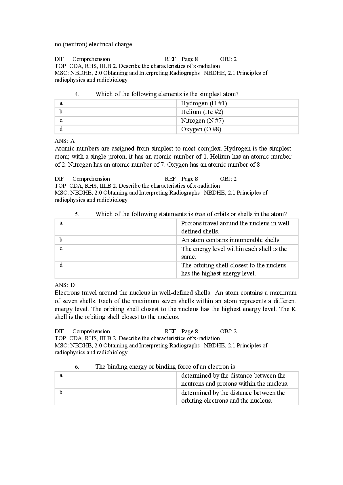 Preview page 2 of Test Bank for dental radiography principles and techniques 6th edition