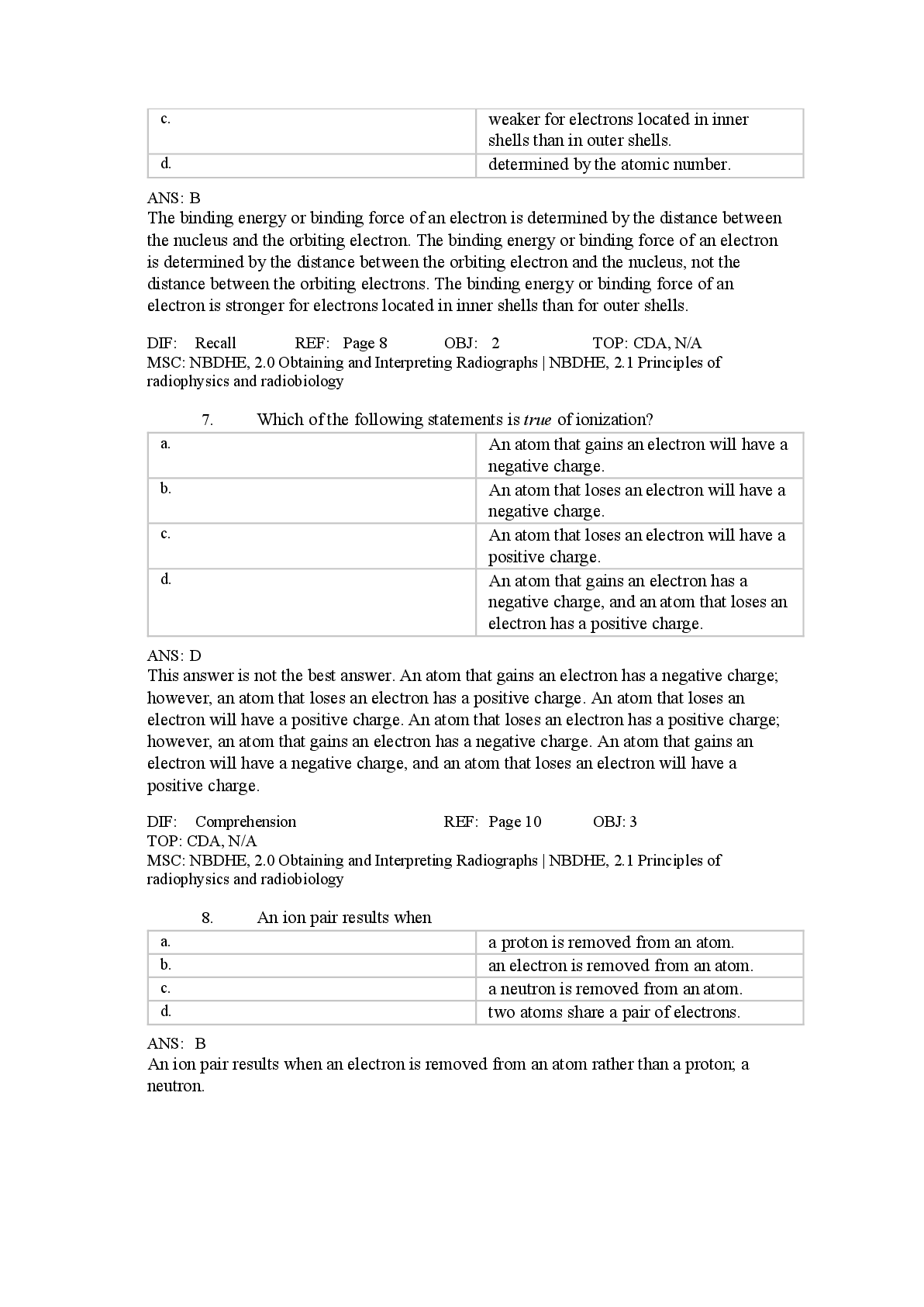 Preview page 3 of Test Bank for dental radiography principles and techniques 6th edition