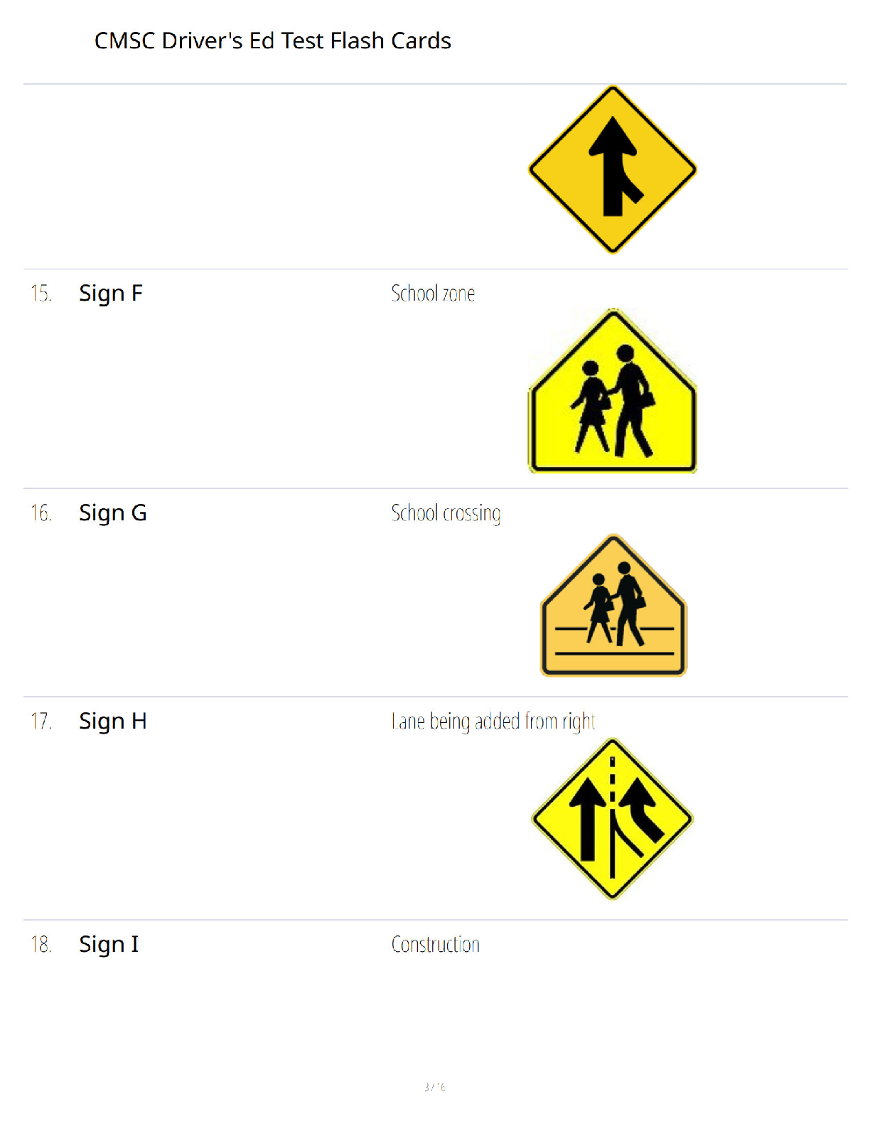 Preview page 3 of CMSC Driver's Ed Test Flash Cards Study Guide - Verified Questions and Answers - A+ Guaranteed Success Exam Prep