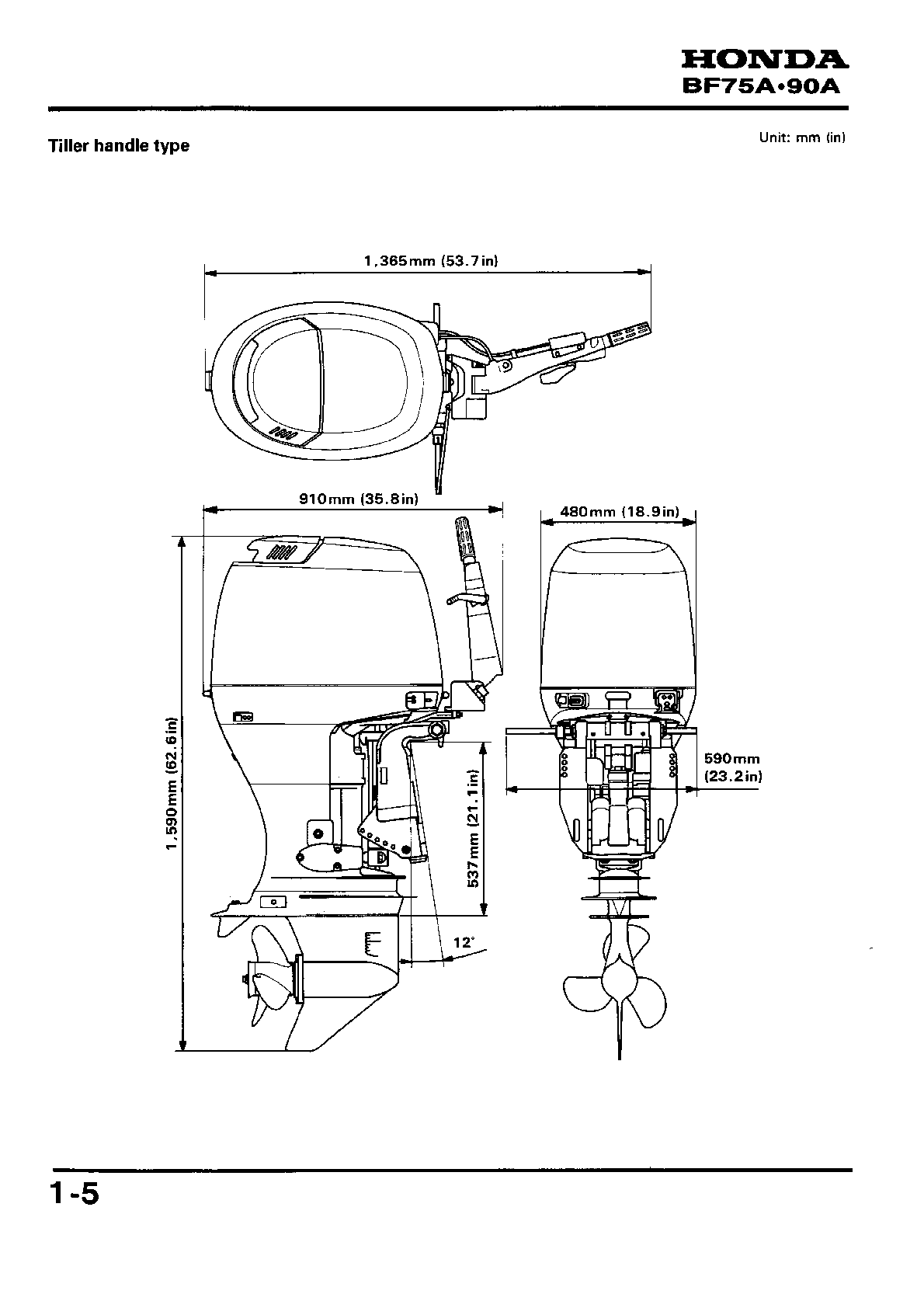 Preview page 2 of Honda BF75A BF90A Outboard Service Manual