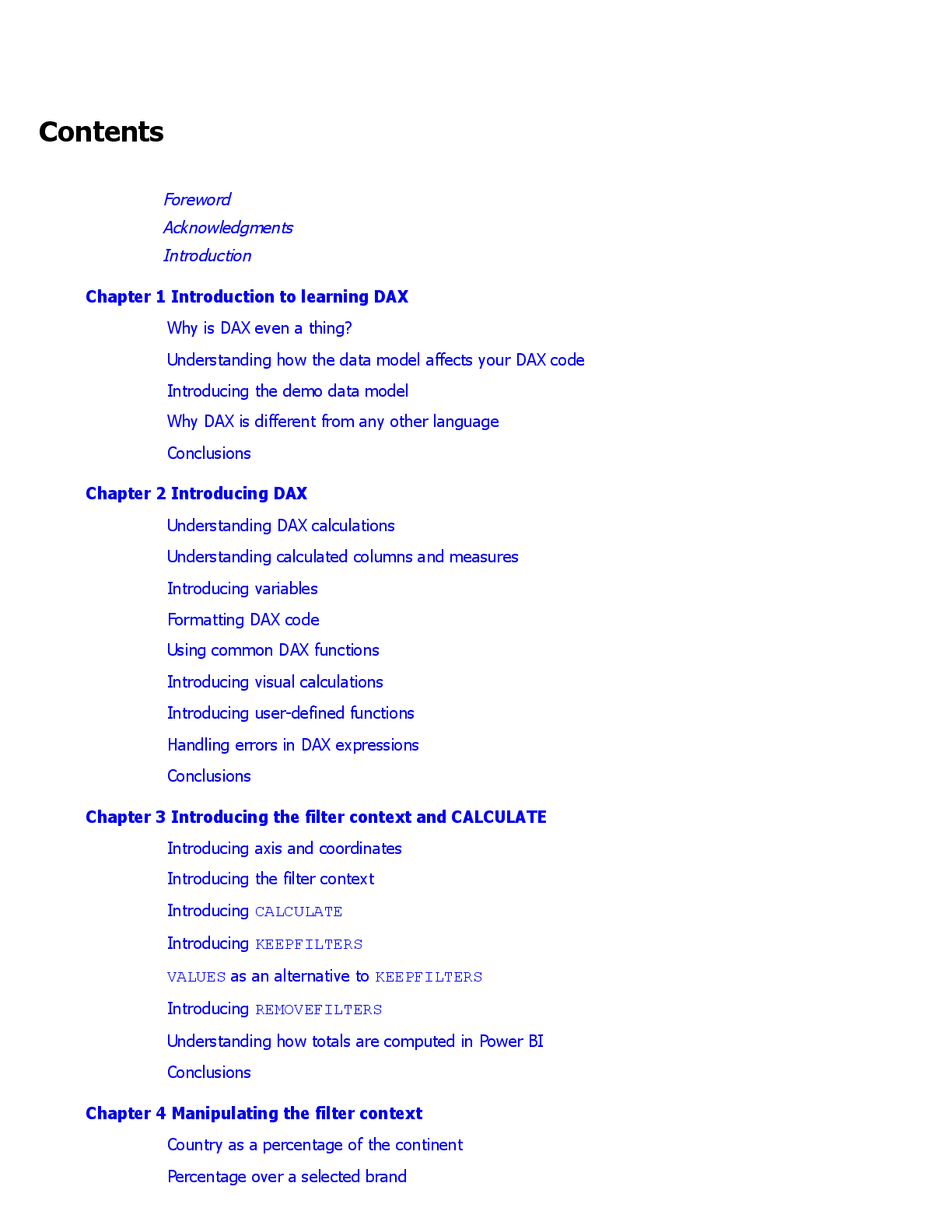 Preview page 5 of The Definitive Guide to DAX Mastering the semantic model expression language for Microsoft Power BI, Fabric, and Excel 3