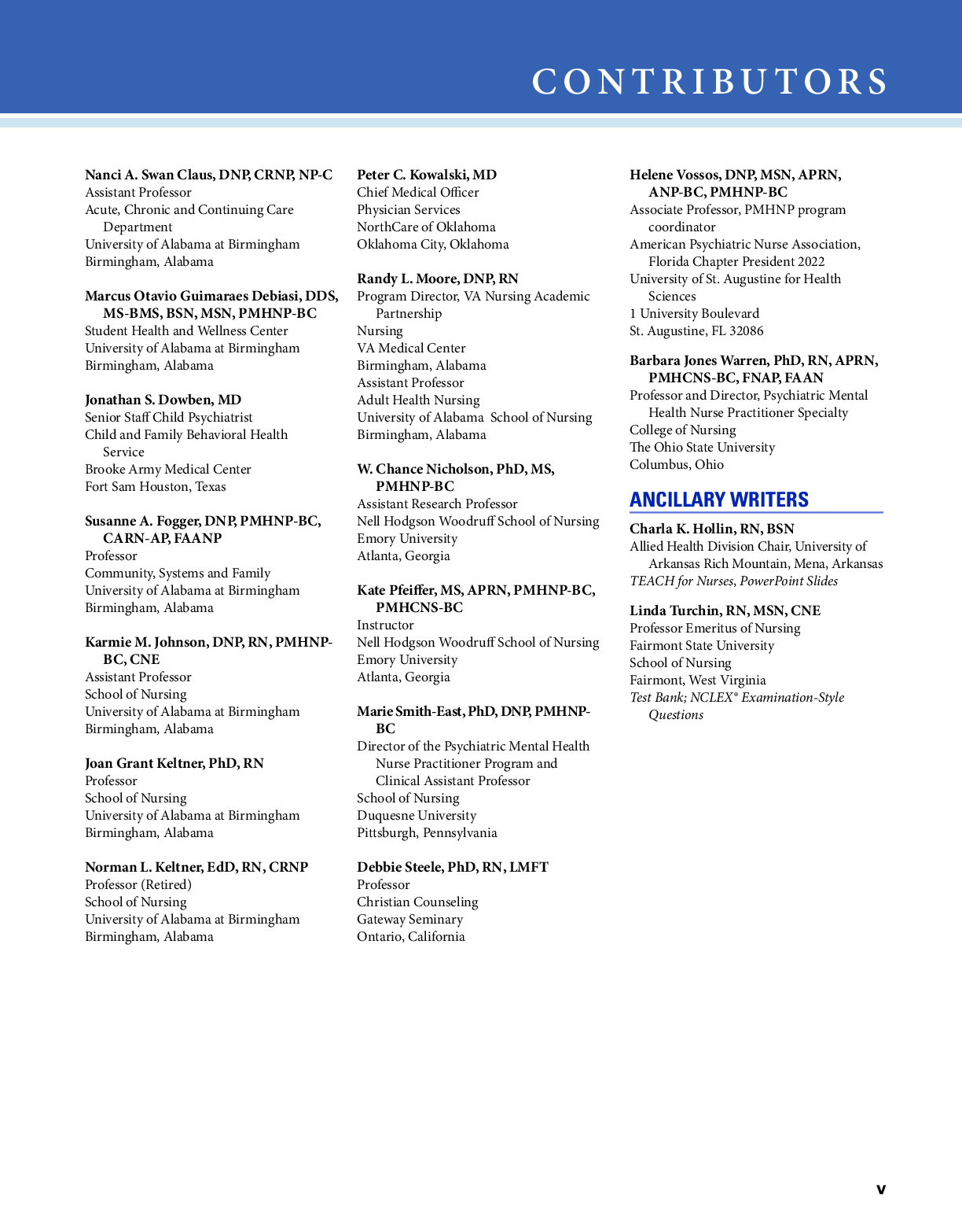 Preview page 6 of Keltner’s Psychiatric Nursing 9th Edition By Debbie Steele