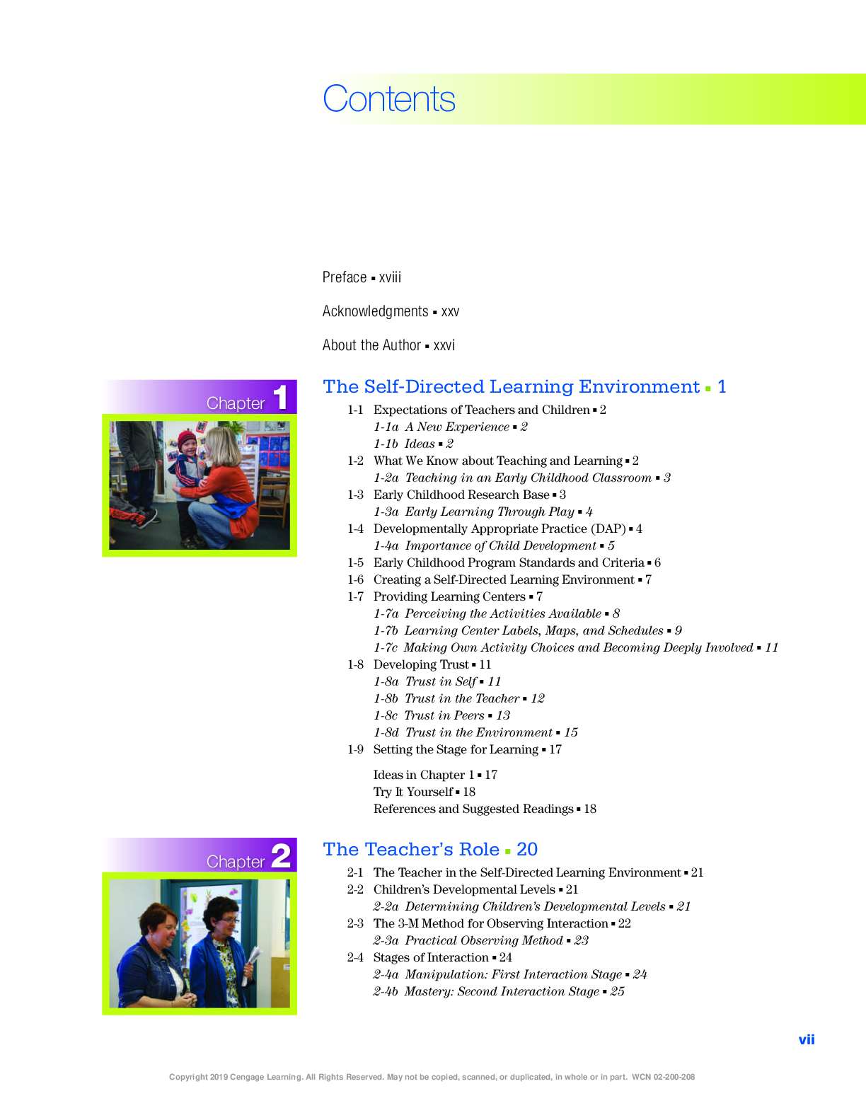 Preview page 6 of Preschool Appropriate Practices Environment Curriculum and Development 5th Edition By Janice Beaty