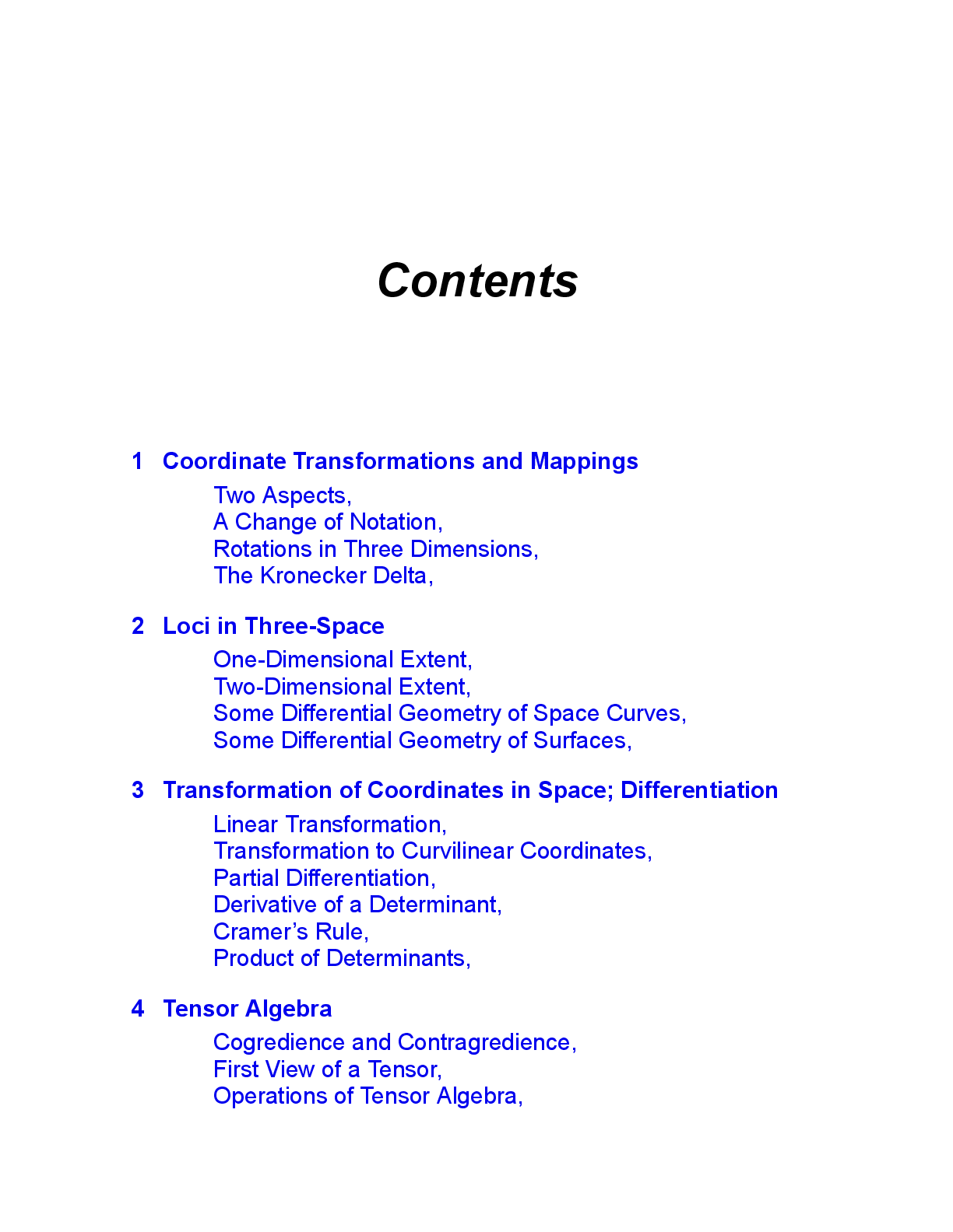 Preview page 3 of eBook PDF Tensor and Vector Analysis With Applications to Differential Geometry 1st Edition By C. E. Springer
