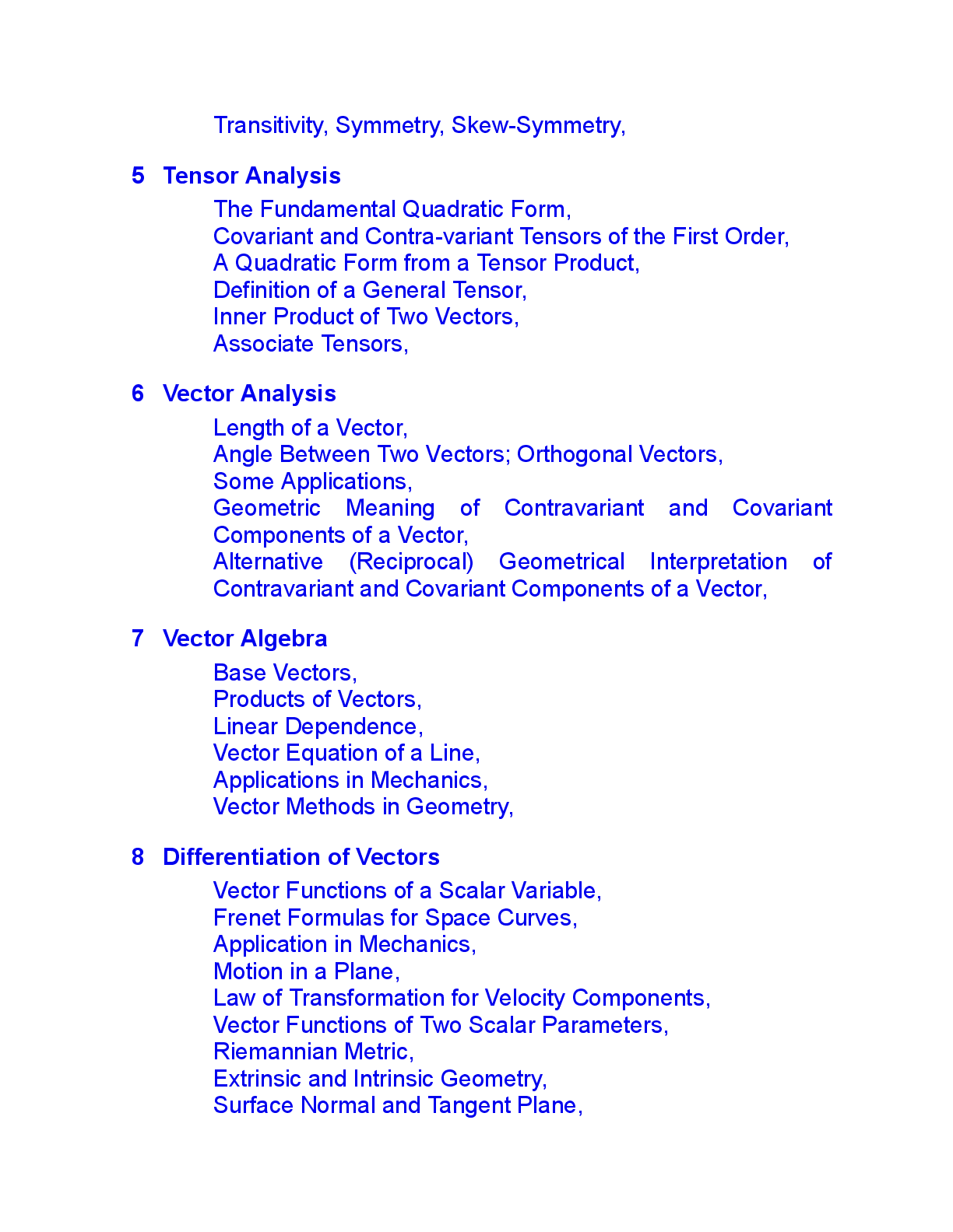 Preview page 4 of eBook PDF Tensor and Vector Analysis With Applications to Differential Geometry 1st Edition By C. E. Springer