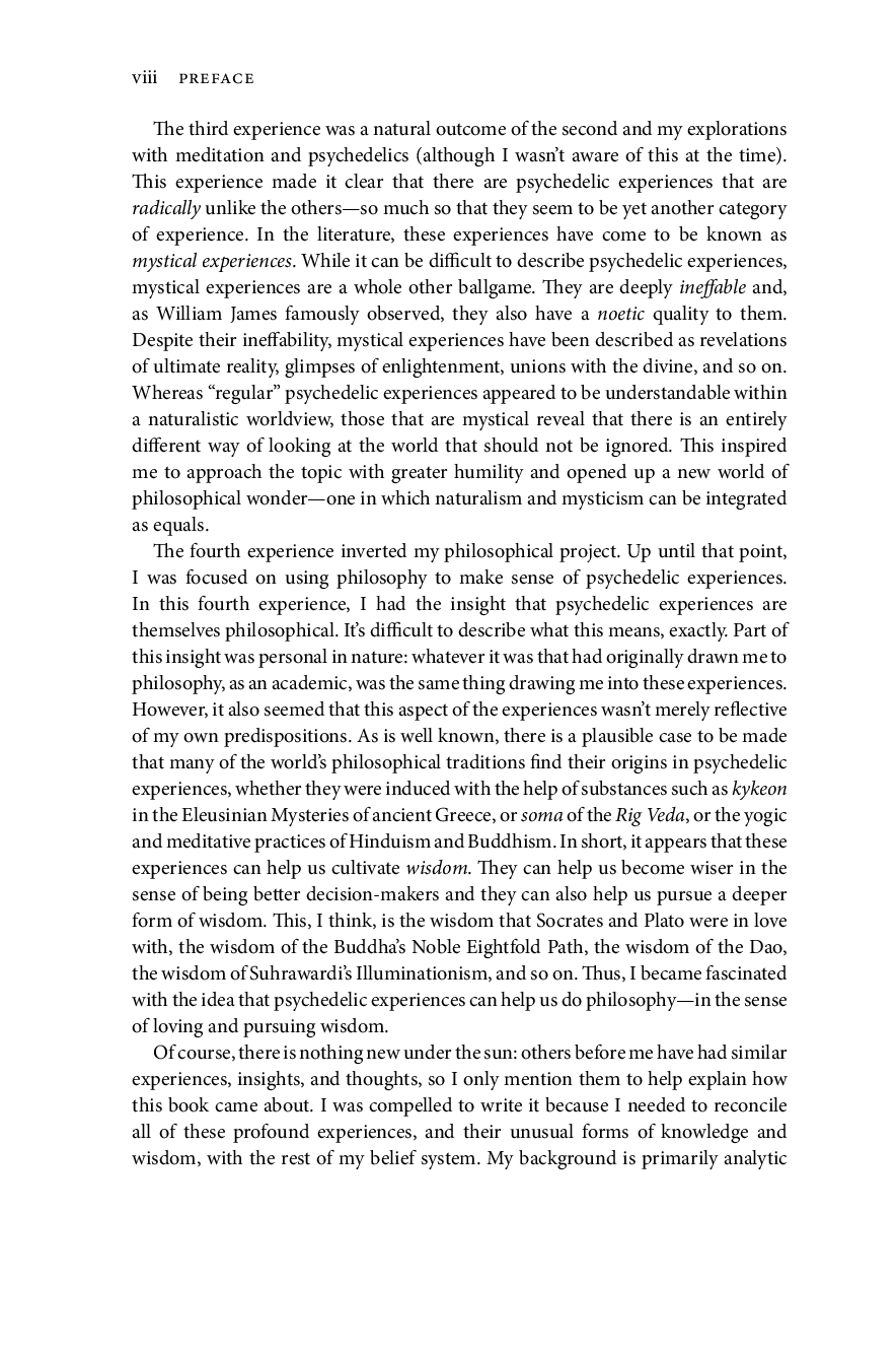 Preview page 7 of eBook PDF Psychedelic Experience Revealing the Mind By Aidan Lyon