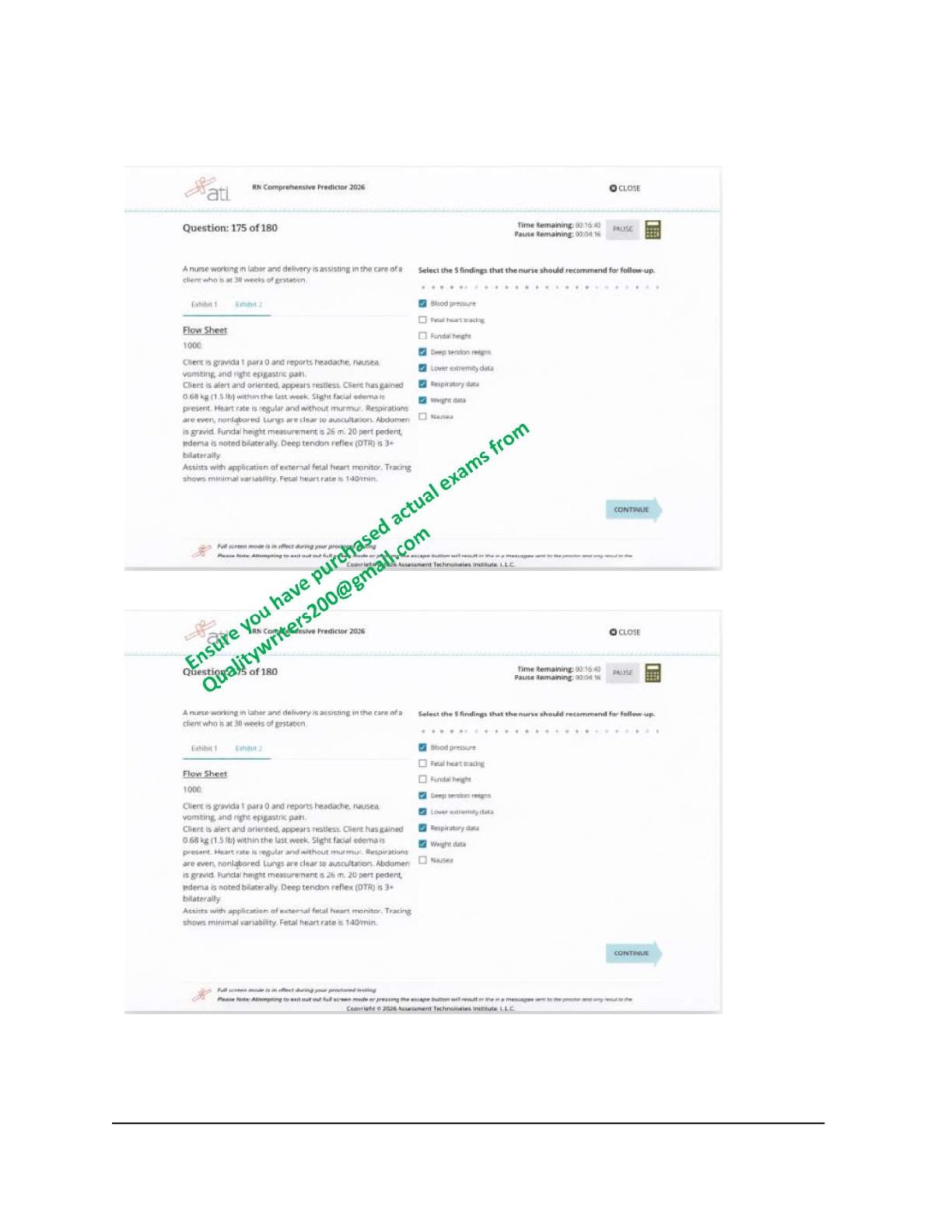Preview page 2 of ATI RN Comprehensive Predictor 2026  Test  (Forms A, B & C) with 100% Verified Questions