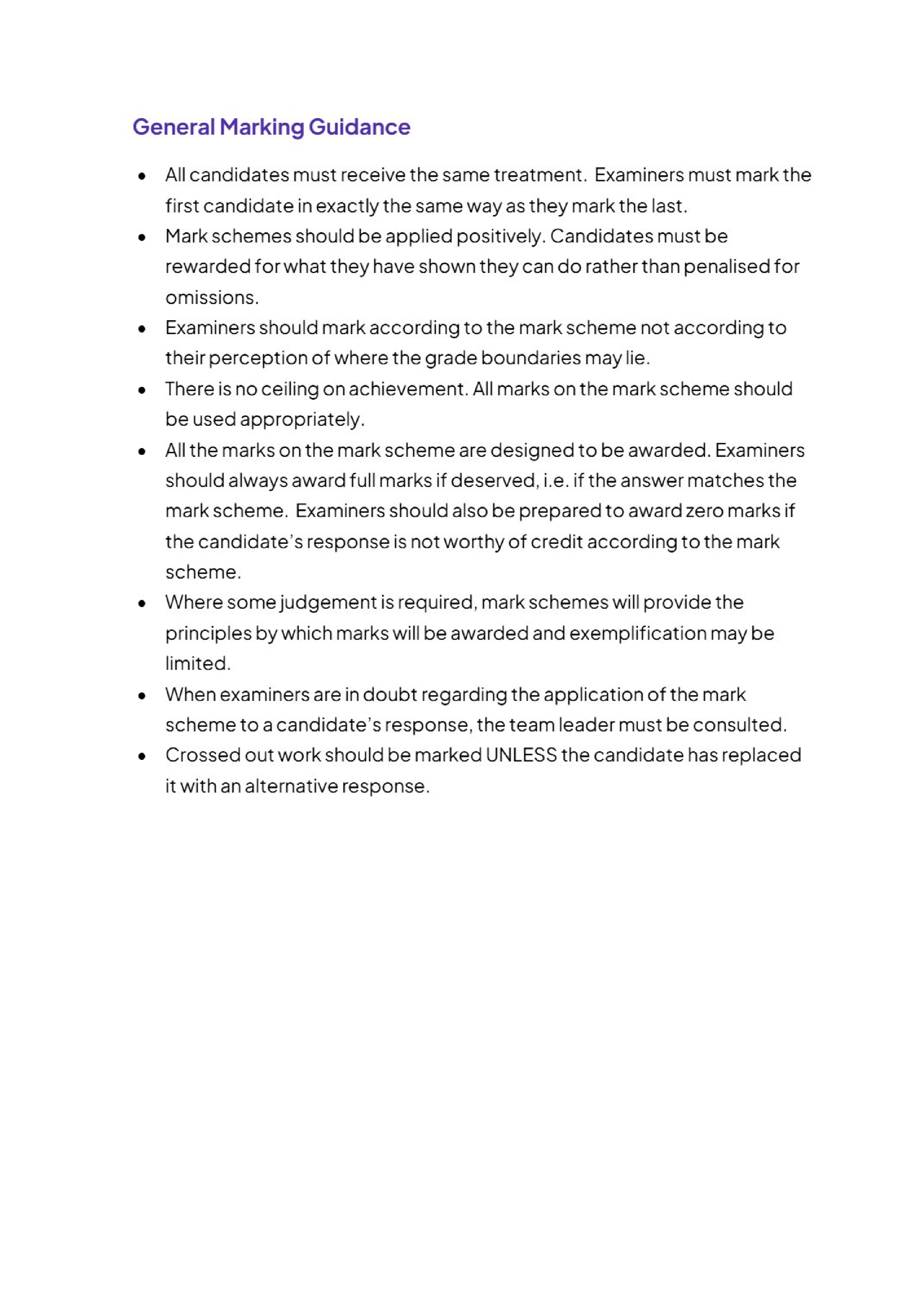 Preview page 3 of Pearson Edexcel International GCSE in Physics ( 4PH1/2P ) Mark Scheme  November 2025