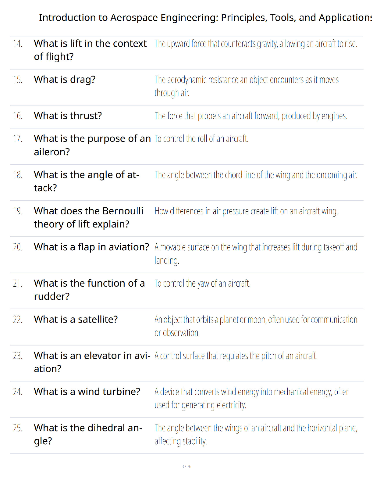 Preview page 2 of Introduction to Aerospace Engineering - Principles - Tools and Applications - Complete Exam Review - Verified Questions