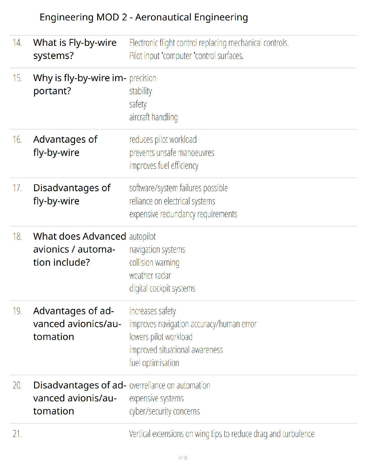 Preview page 3 of Engineering MOD 2 - Aeronautical Engineering - Complete Exam Review - Verified Questions and Answers - A+ Guaranteed Suc