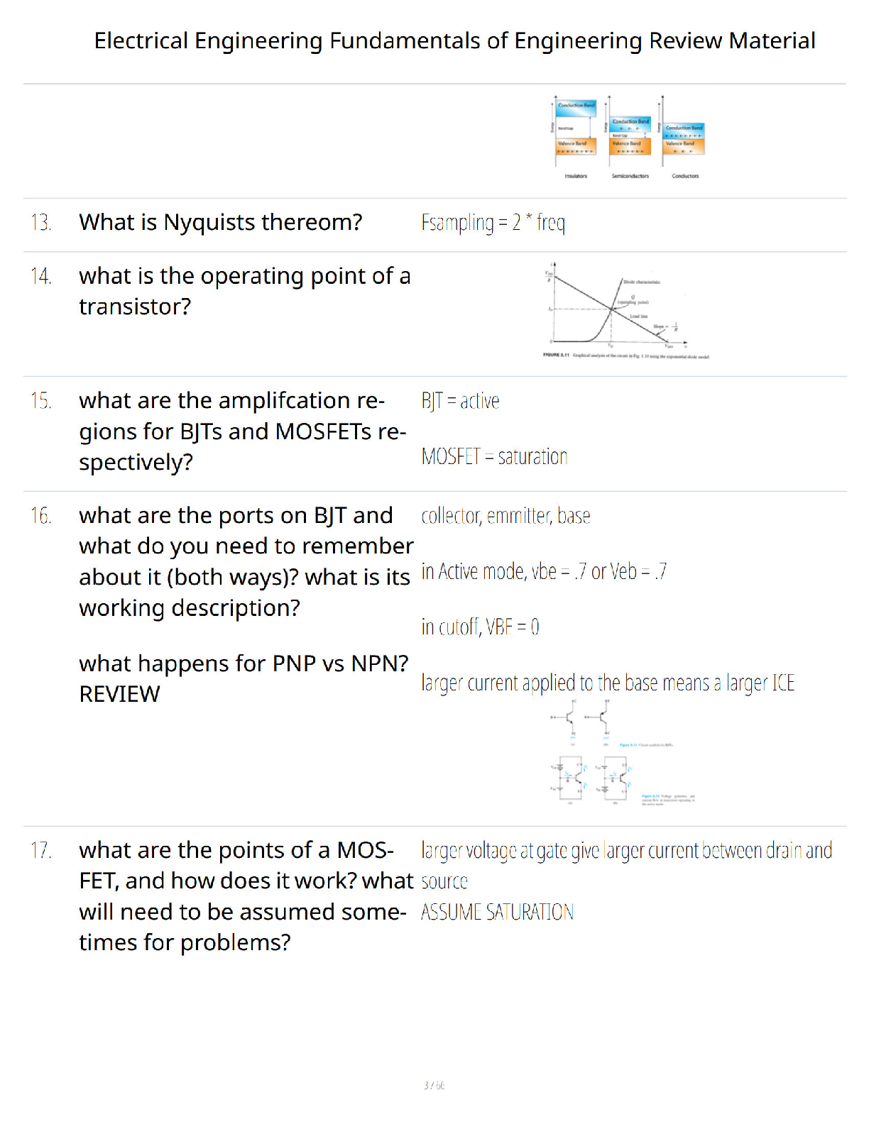 Preview page 3 of Electrical Engineering Fundamentals of Engineering Review Material - Complete FE Exam Prep - Verified Questions and Answ
