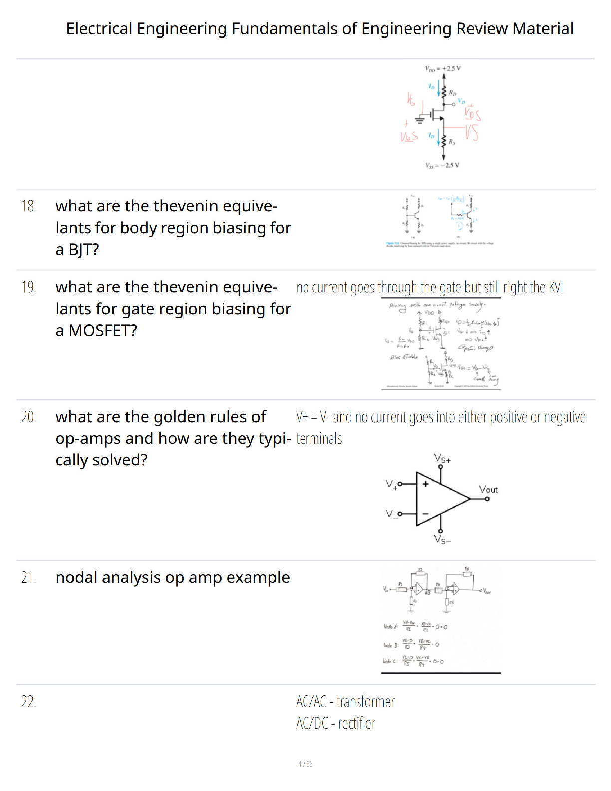 Preview page 4 of Electrical Engineering Fundamentals of Engineering Review Material - Complete FE Exam Prep - Verified Questions and Answ
