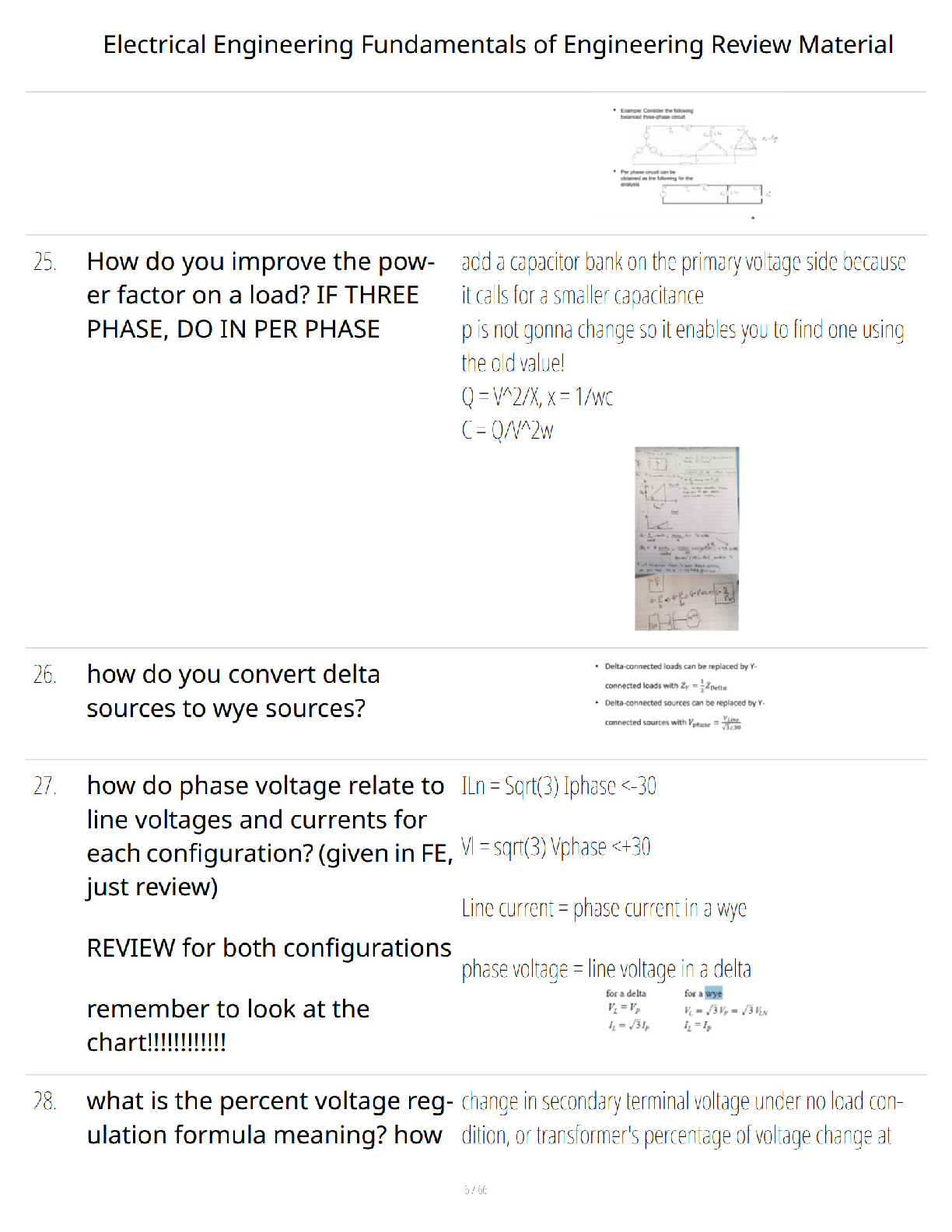 Preview page 6 of Electrical Engineering Fundamentals of Engineering Review Material - Complete FE Exam Prep - Verified Questions and Answ