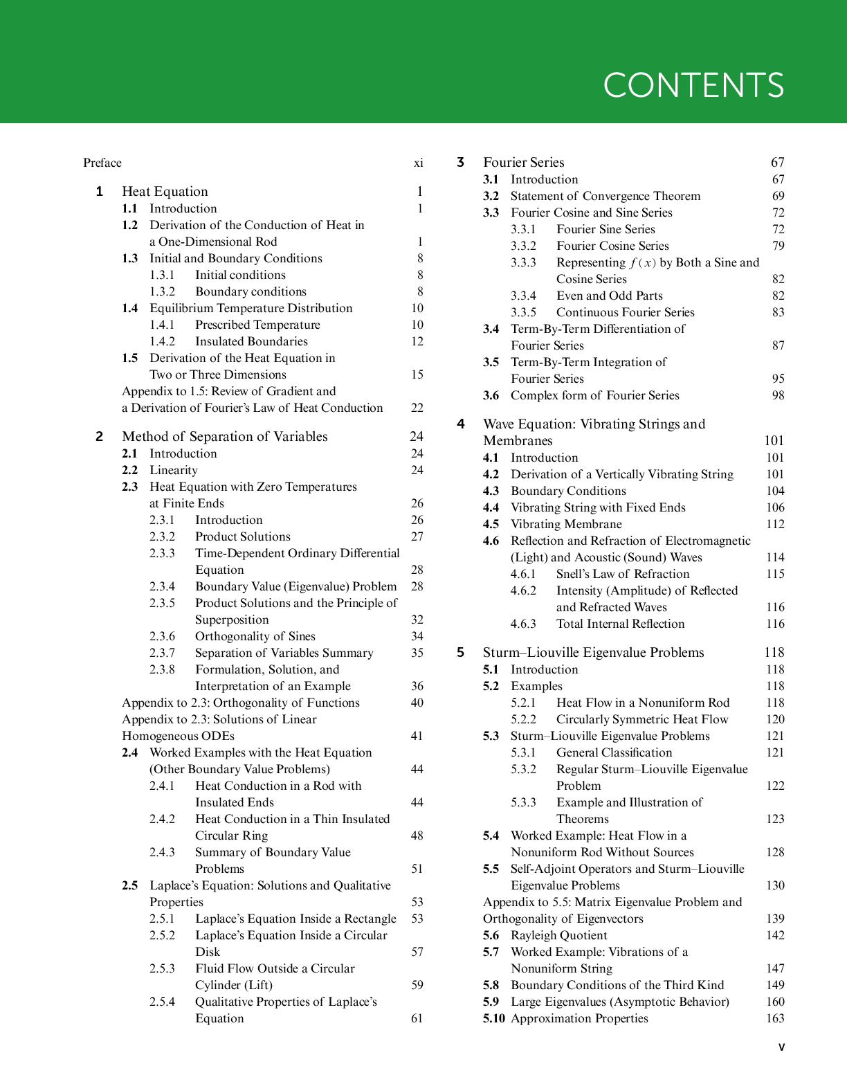 Preview page 2 of Applied Partial Differential Equations with Fourier Series and Boundary Value Problems 6th Edition By Richard Haberman