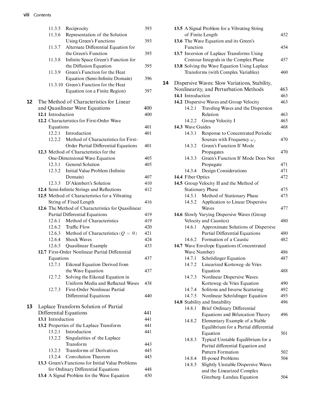 Preview page 8 of eBook [PDF] Applied Partial Differential Equations with Fourier Series and Boundary Value Problems 6th Edition By Richar