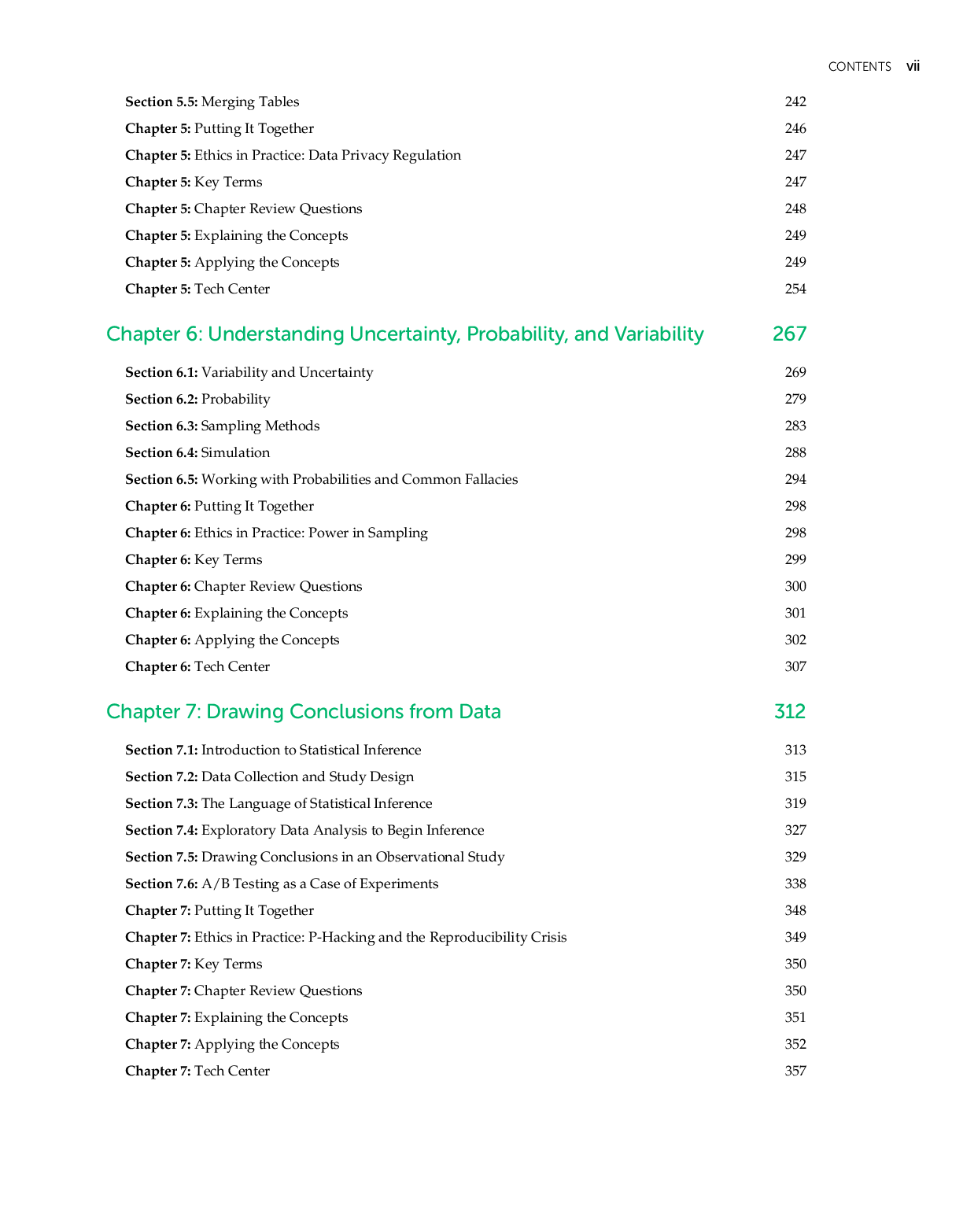 Preview page 6 of eBook [PDF] Data Science for All Global Edition By BRENNAN. GLANZ DAVIS HUNTER