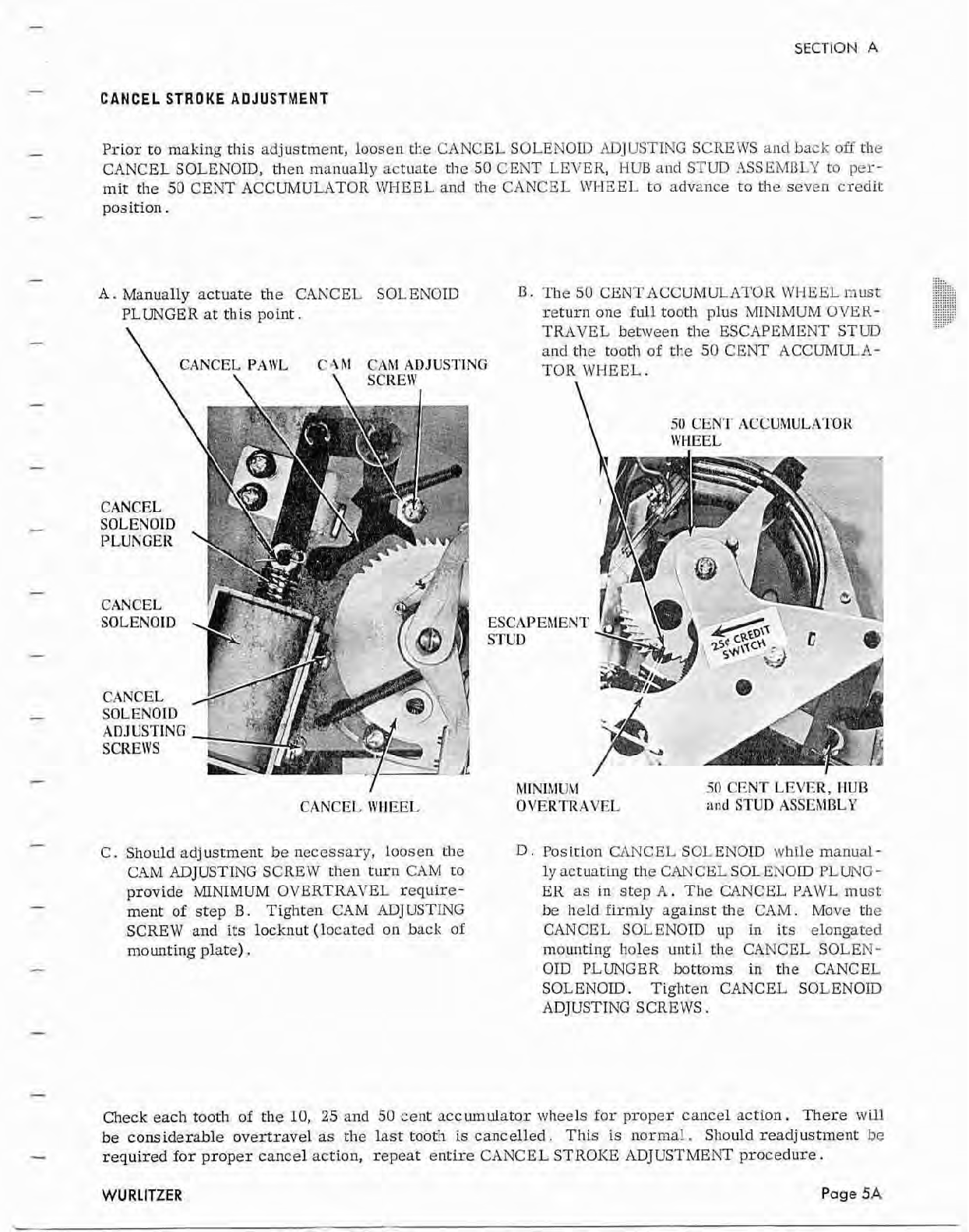 Preview page 3 of Wurlitzer 3500 ZODIAC Service Manual