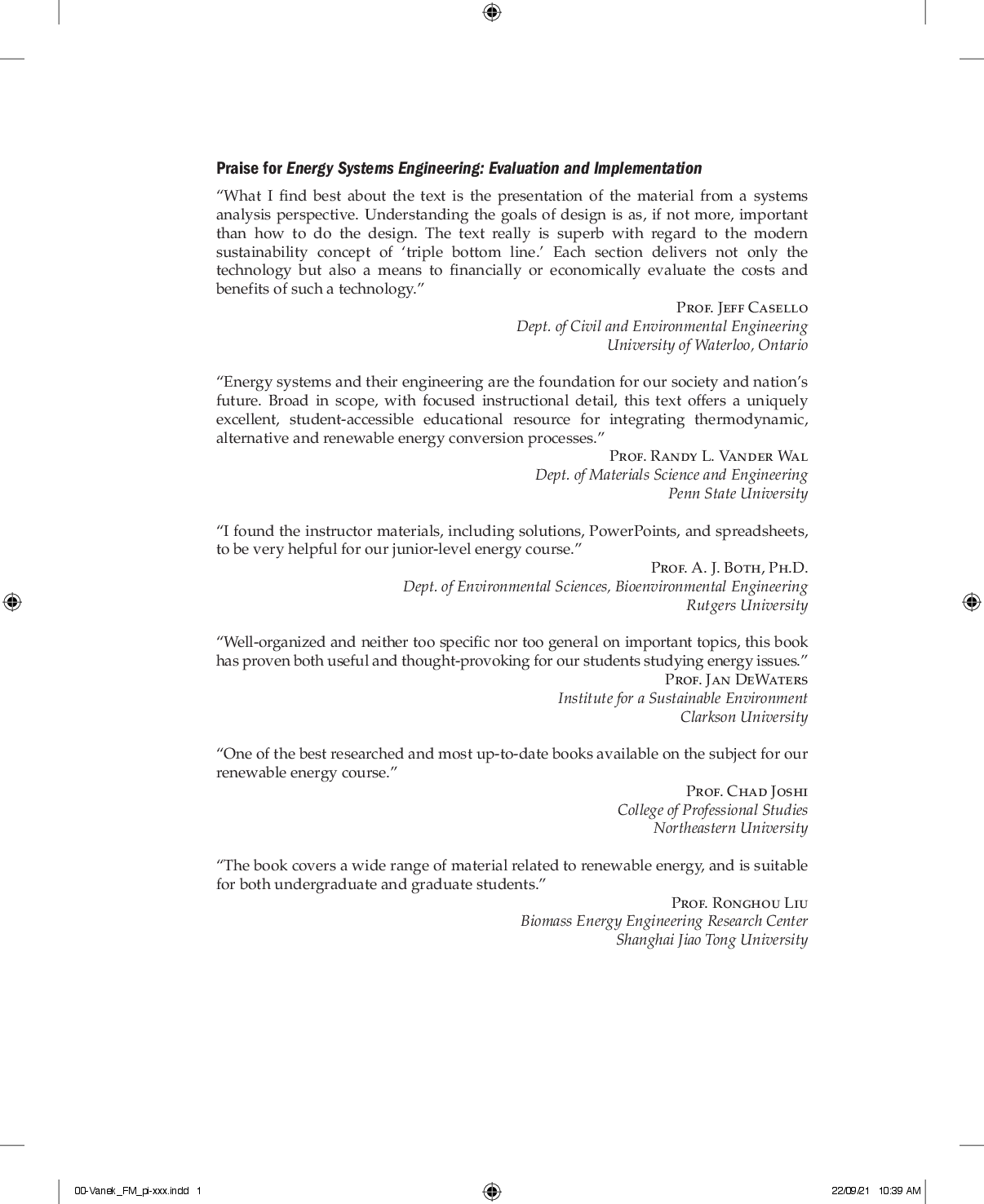 Preview page 3 of eBook PDF Energy Systems Engineering Evaluation and Implementation 4th Edition By Francis Vanek, Louis Albright, Largus