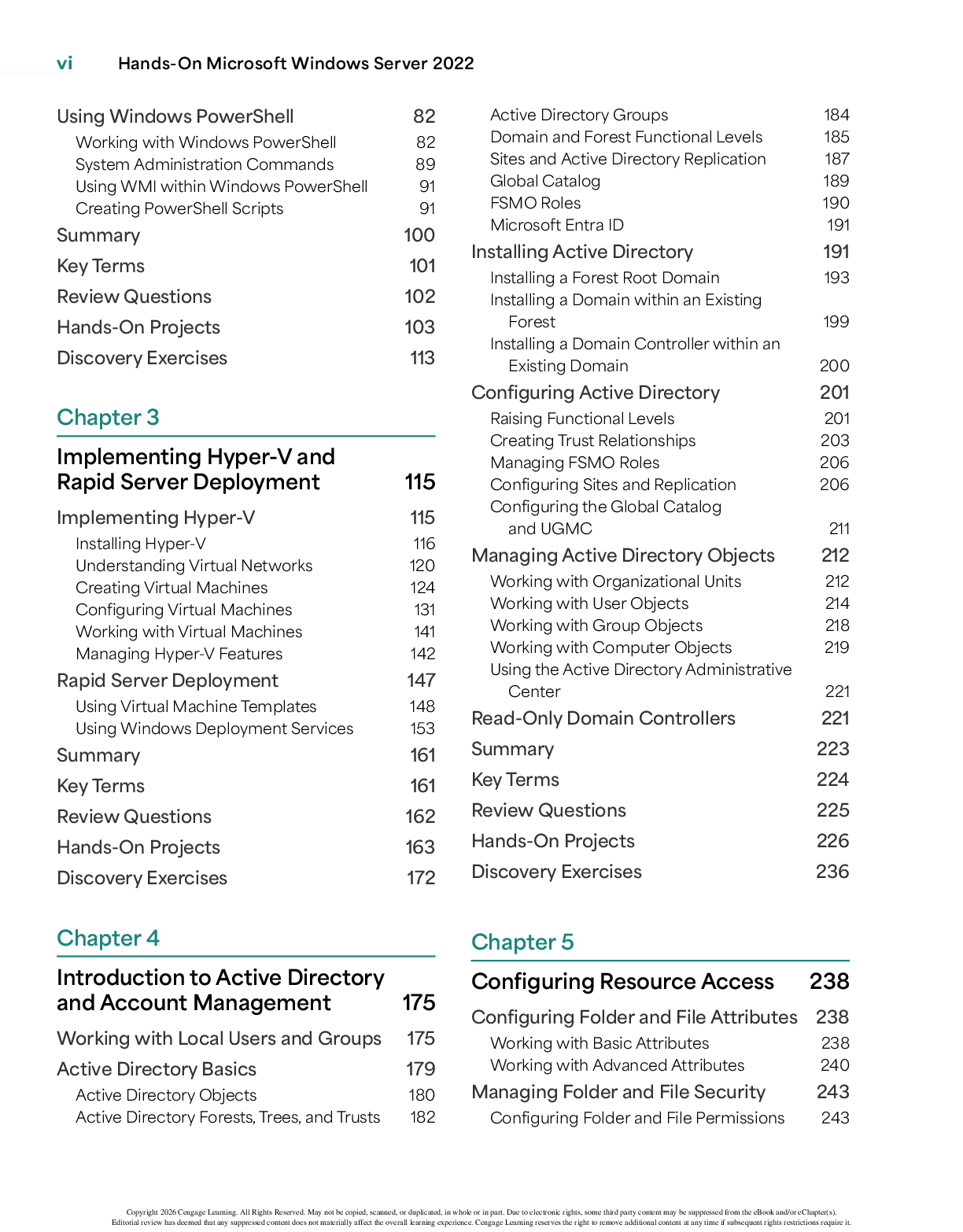 Preview page 7 of eBook PDF Hands-On Microsoft® Windows® Server 2022 4th Edition By Jason Eckert