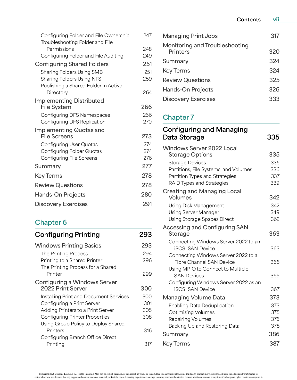 Preview page 8 of eBook PDF Hands-On Microsoft® Windows® Server 2022 4th Edition By Jason Eckert