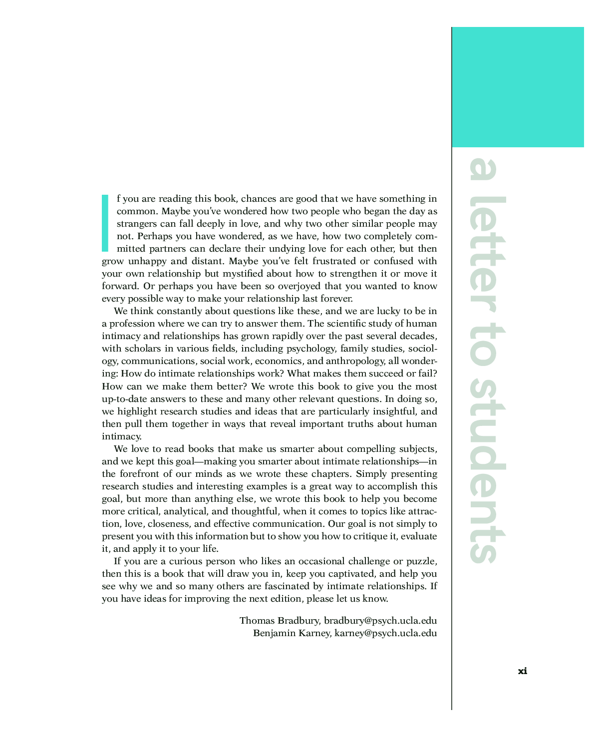 Preview page 7 of Intimate Relationships 4th Edition By Thomas Bradbury, Benjamin Karney