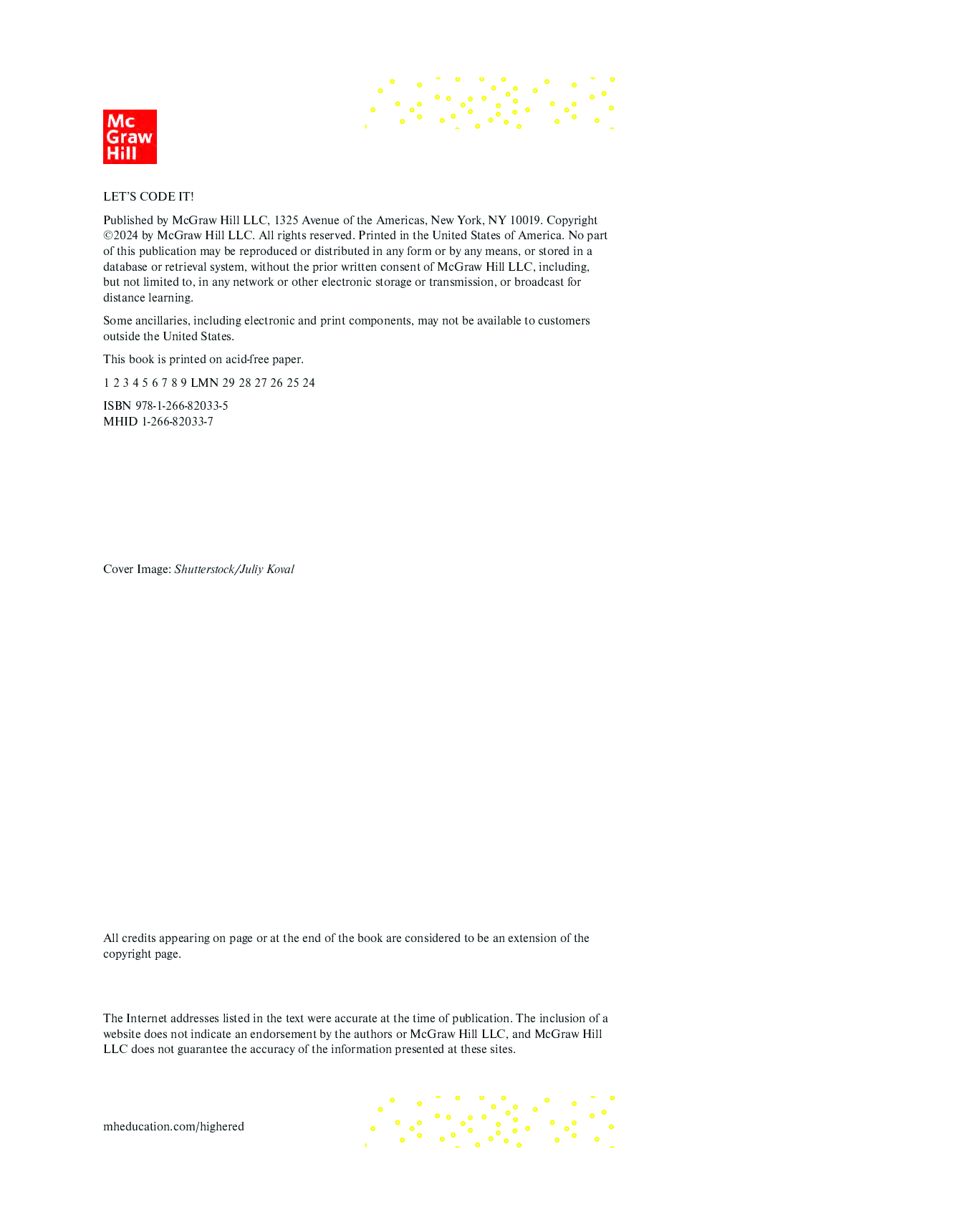 Preview page 3 of eBook PDF Let’s Code It! 2024–2025 CODE 4th Edition By Shelley Safian, Mary Johnson