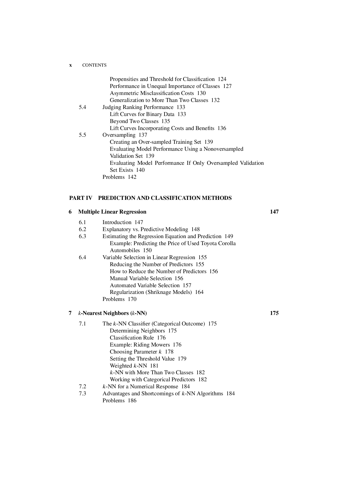 Preview page 8 of Machine Learning for Business Analytics Concepts 2nd Edition By Galit Shmueli, Peter Bruce, Mia Stephens, Muralidhara An