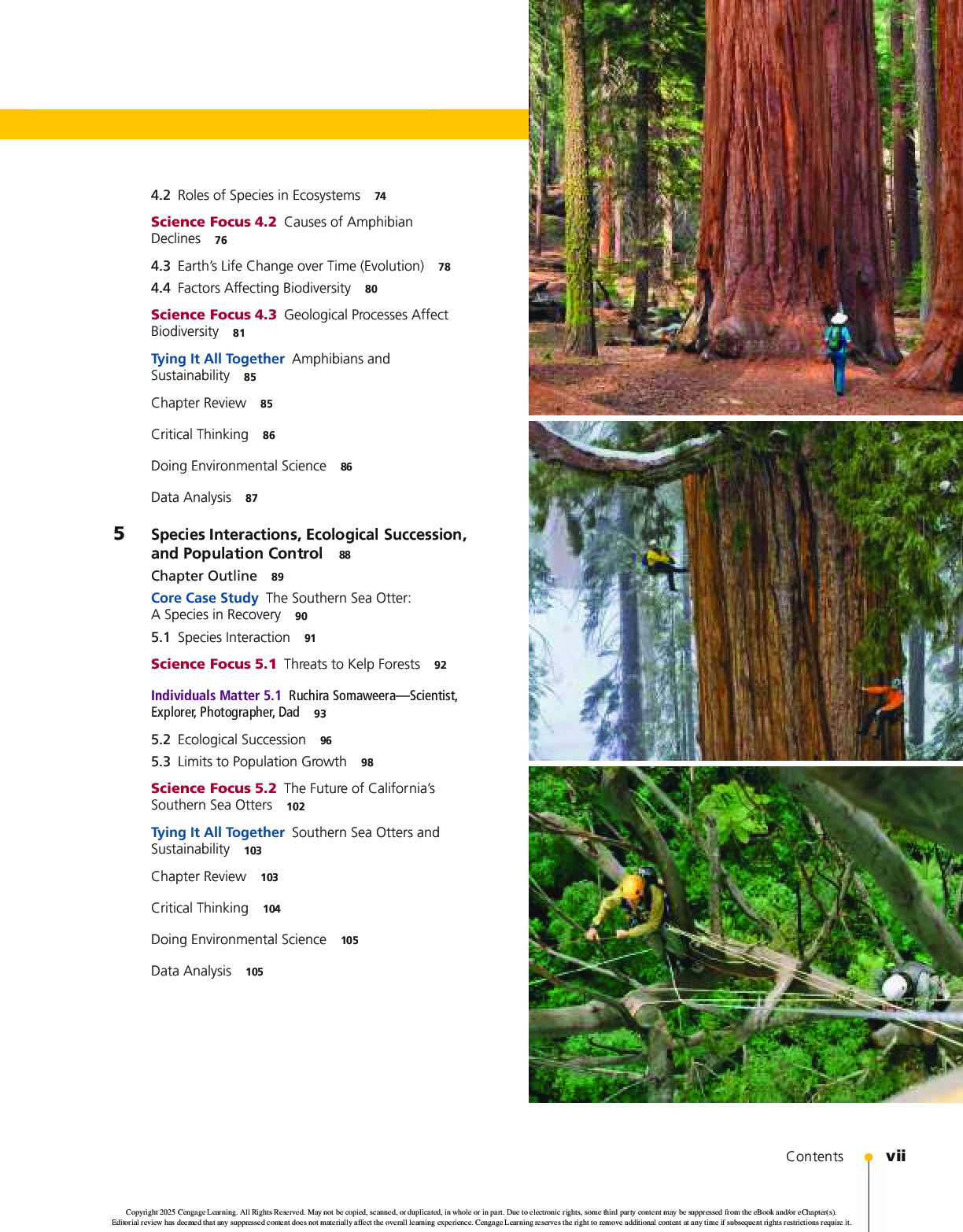 Preview page 5 of Environmental Science 17th Edition By G. Tyler Miller, Scott E. Spoolman, Danielle M. Andrews-Brown