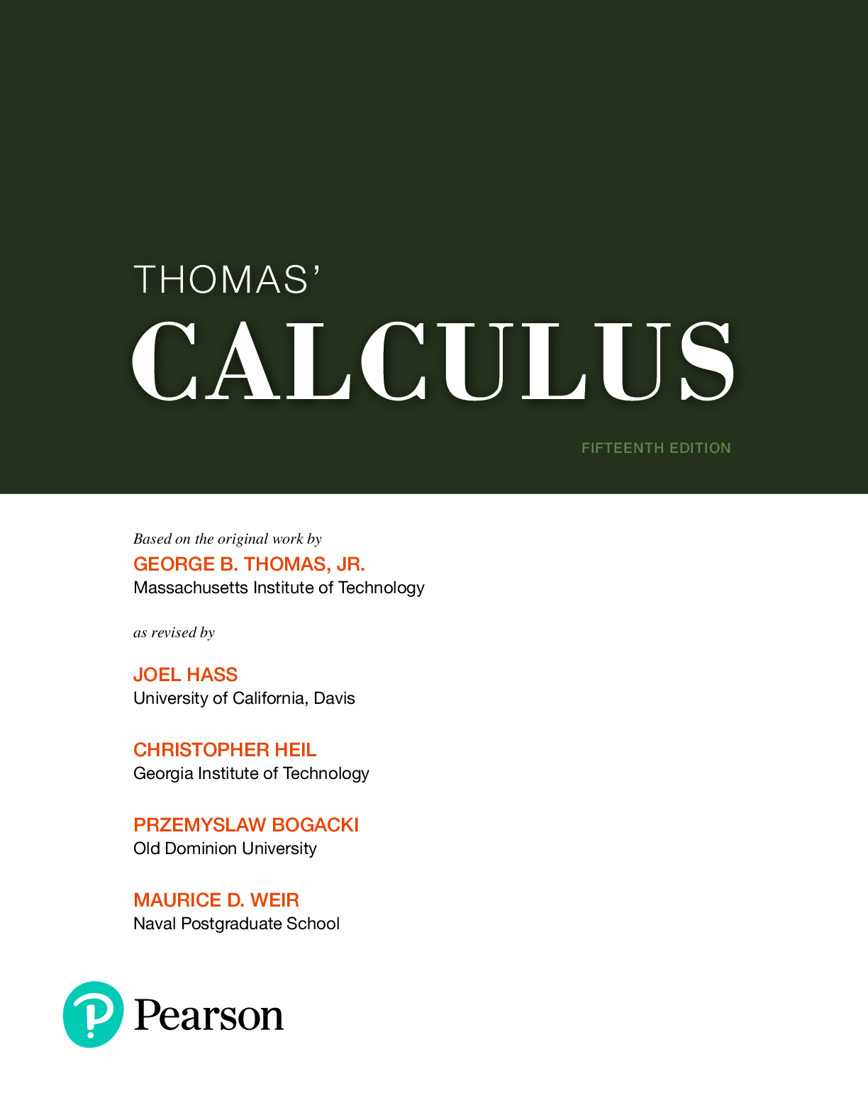 Preview page 4 of Thomas Calculus Multivariable 15th Edition By George Brinton Thomas, Joel R. Hass