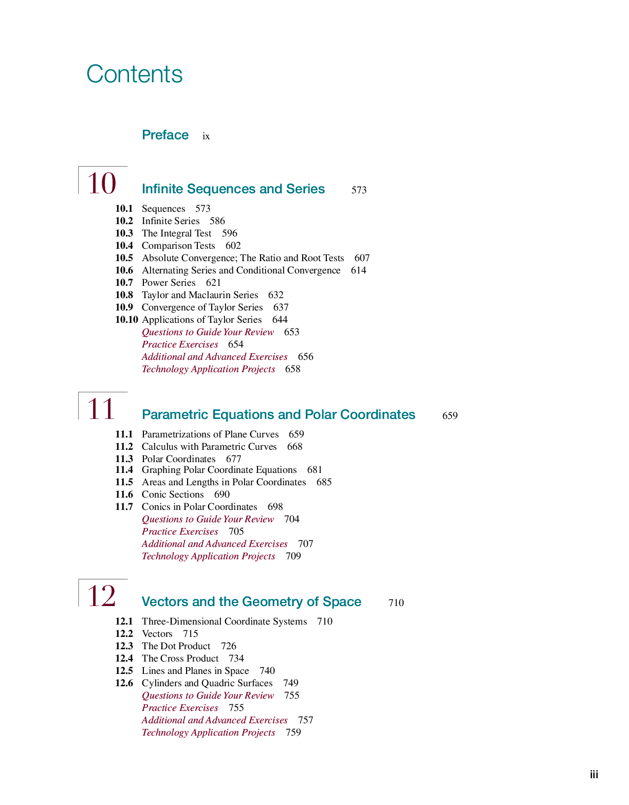 Preview page 6 of Thomas Calculus Multivariable 15th Edition By George Brinton Thomas, Joel R. Hass