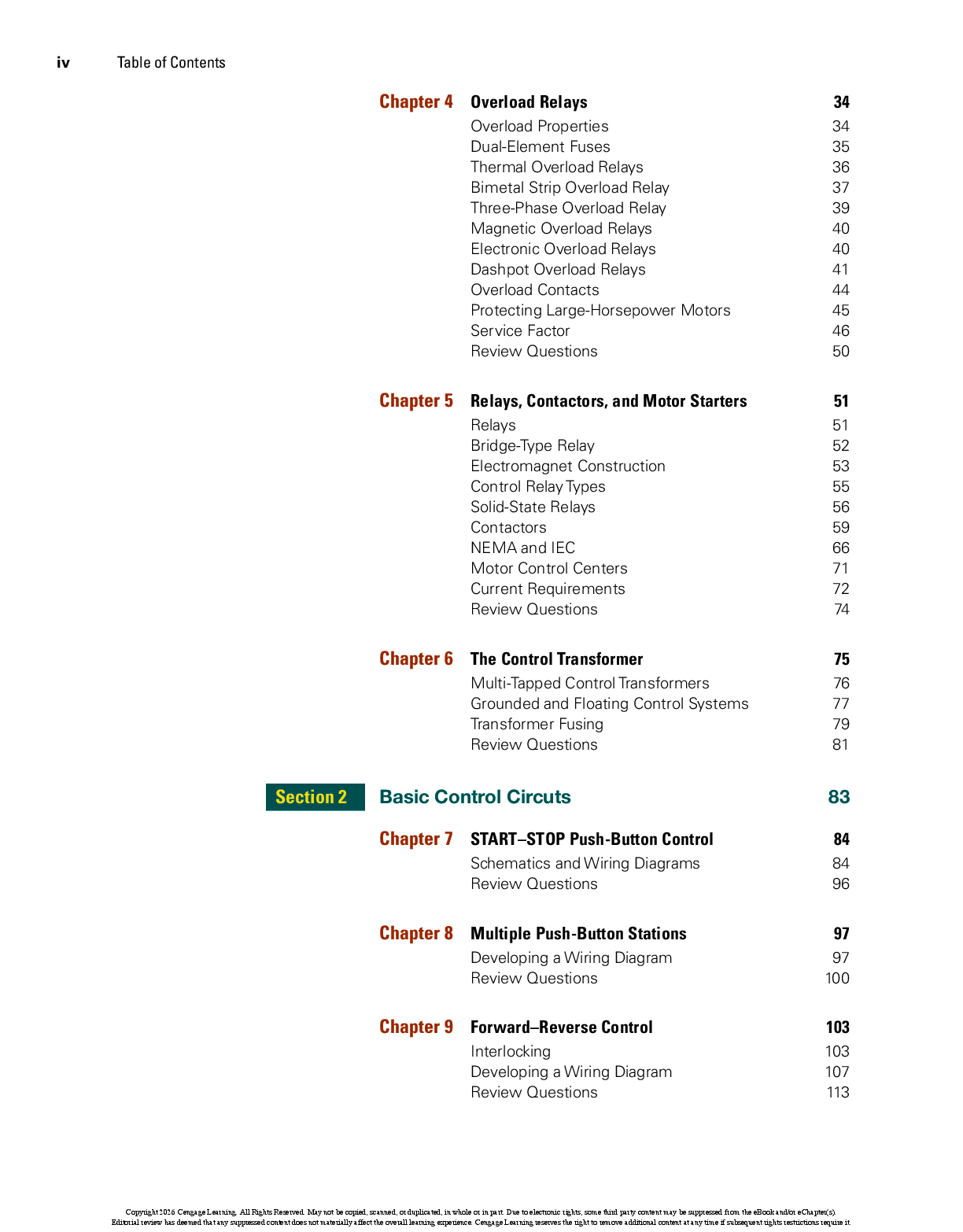 Preview page 6 of Understanding Motor Controls 5th Edition By Stephen Herman, Frank Seiler
