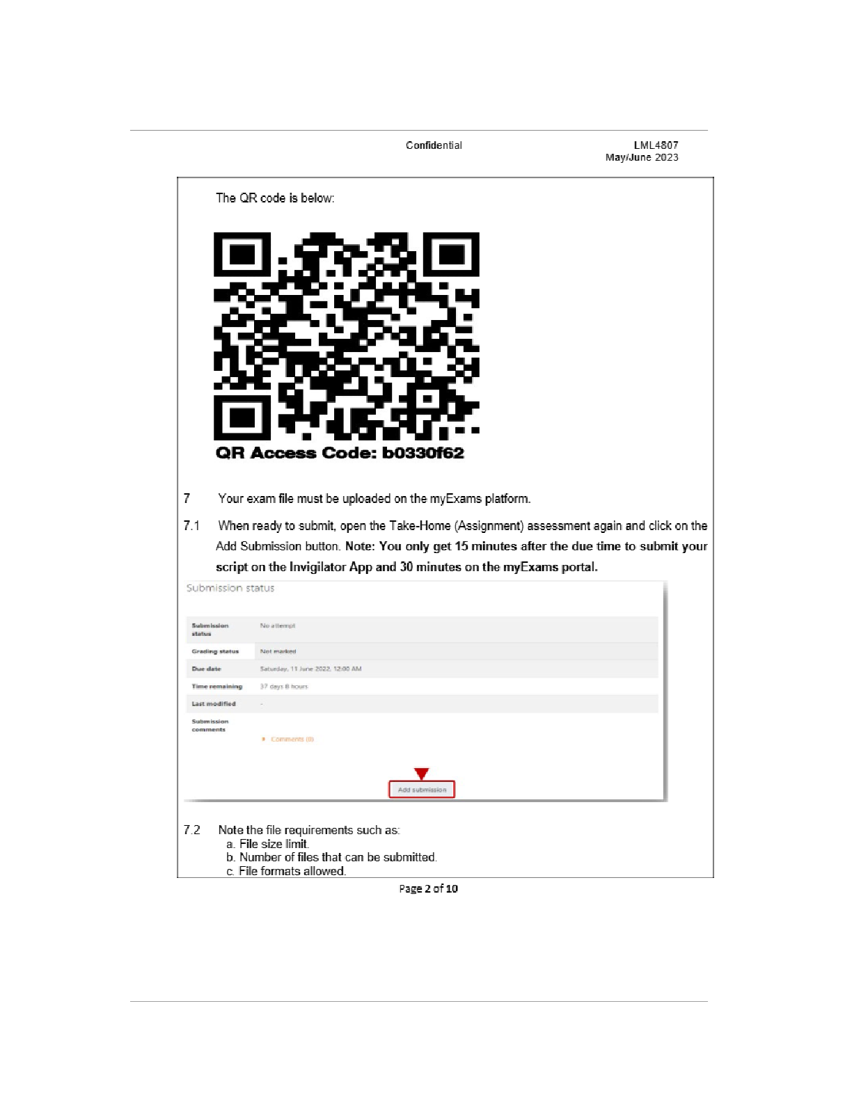 Preview page 2 of LML4807 EXAM  with questions and rationales with answers