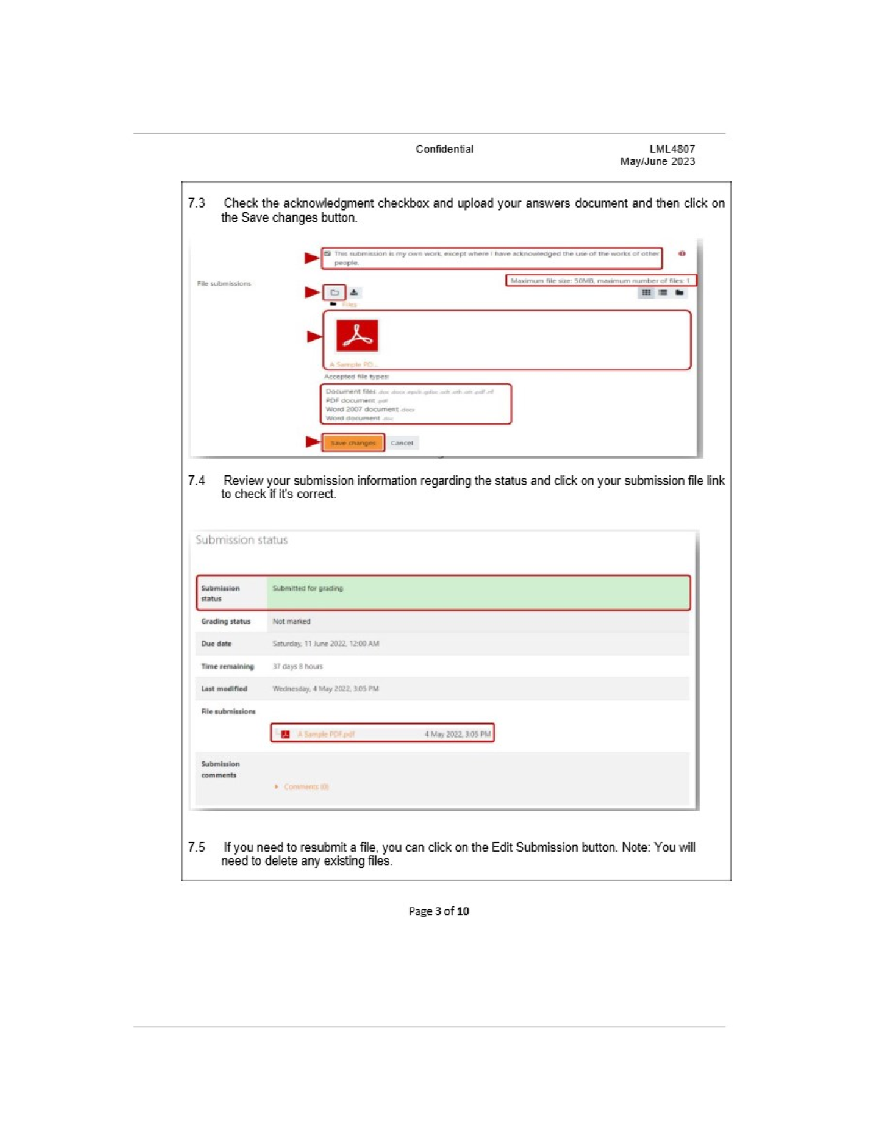 Preview page 3 of LML4807 EXAM  with questions and rationales with answers