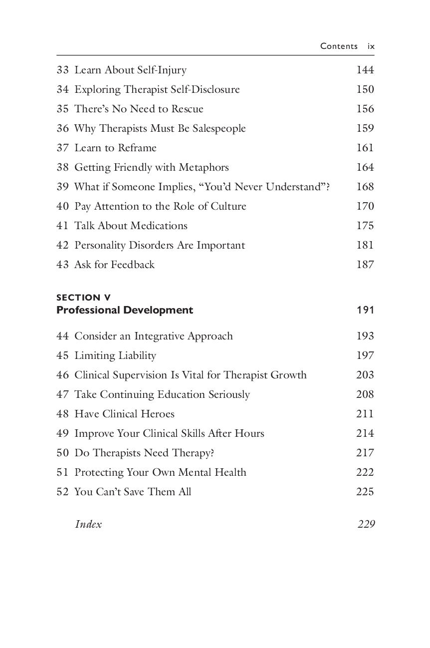 Preview page 8 of eBook PDF Getting Started as a Therapist 50+ Tips for Clinical Effectiveness By Anthony D. Smith
