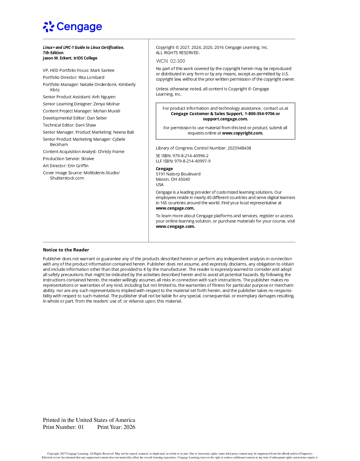 Preview page 2 of eBook [PDF] Linux+ and Lpic-1 Guide to Linux Certification 7th Edition By Jason Eckert