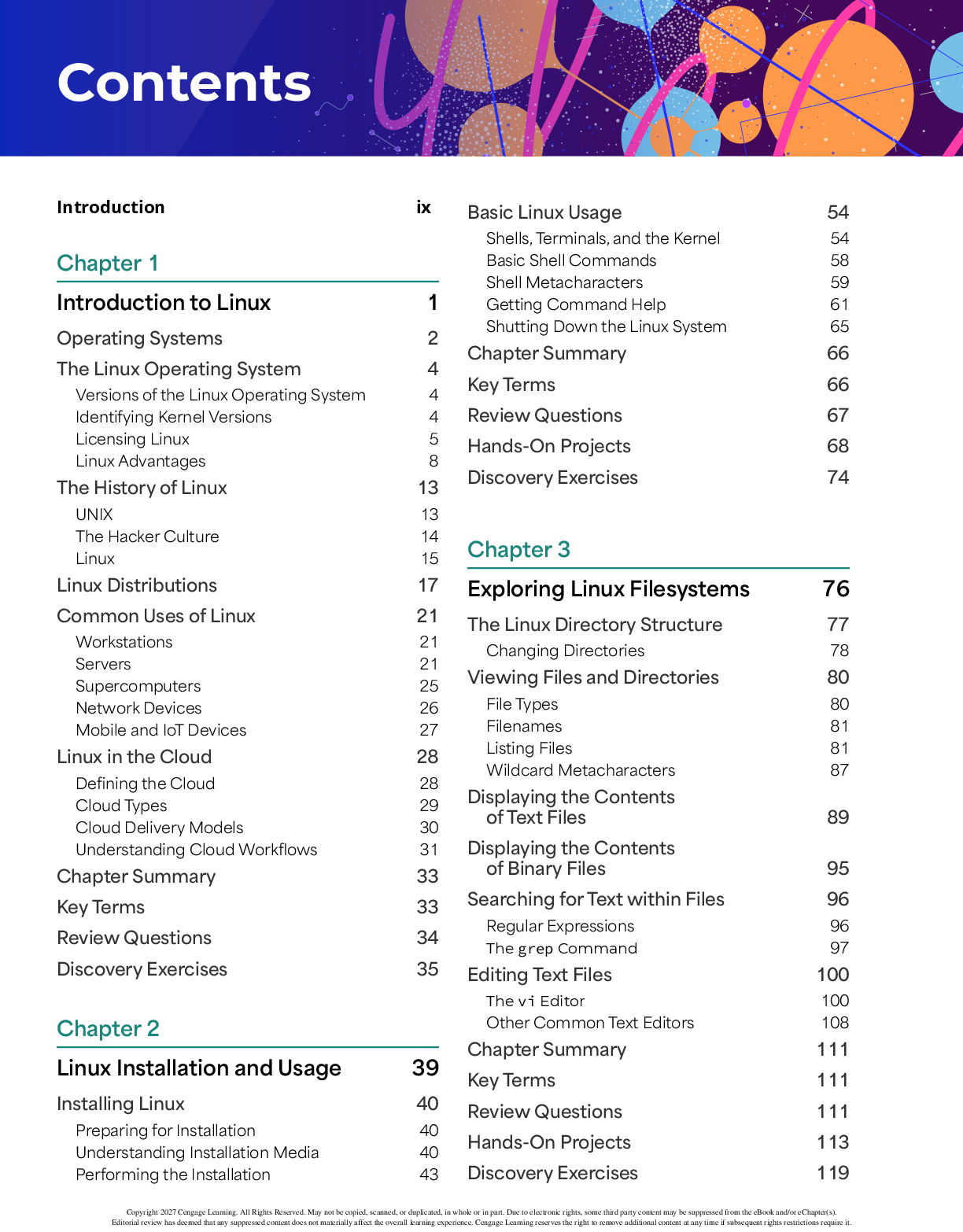 Preview page 4 of eBook [PDF] Linux+ and Lpic-1 Guide to Linux Certification 7th Edition By Jason Eckert