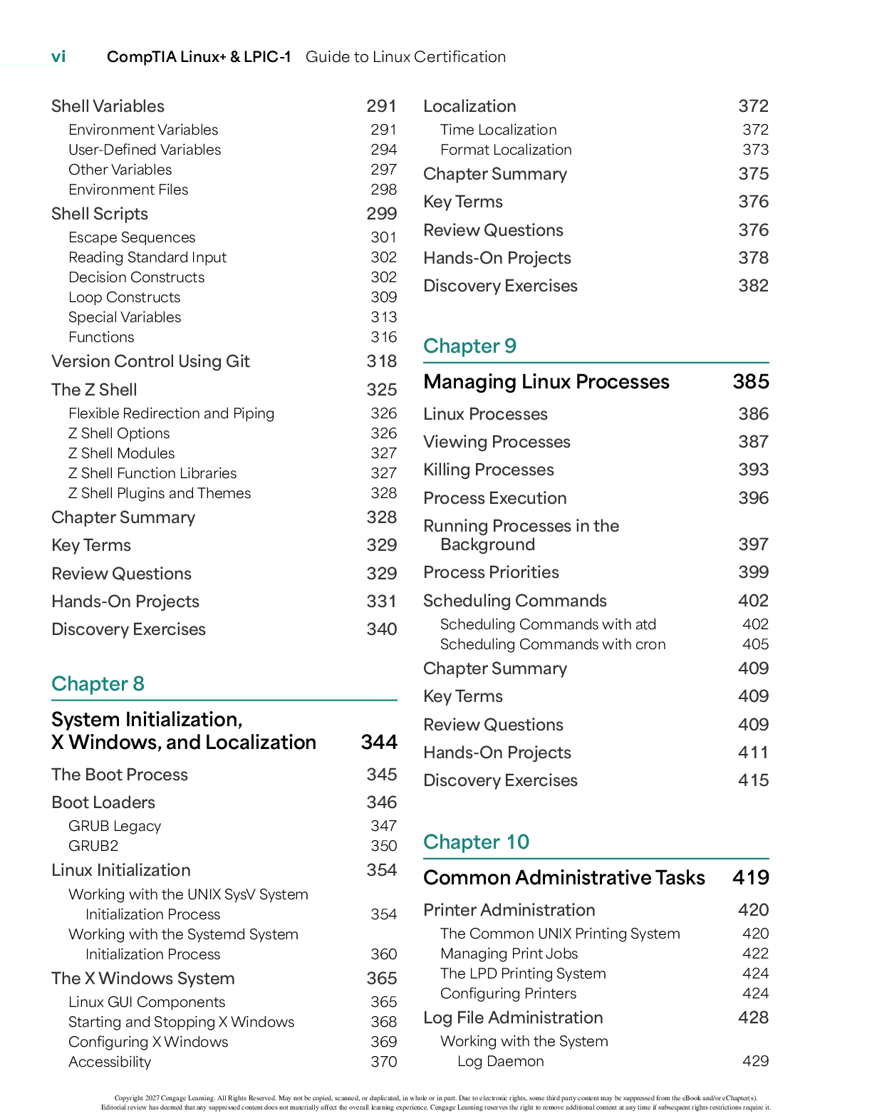 Preview page 6 of eBook [PDF] Linux+ and Lpic-1 Guide to Linux Certification 7th Edition By Jason Eckert