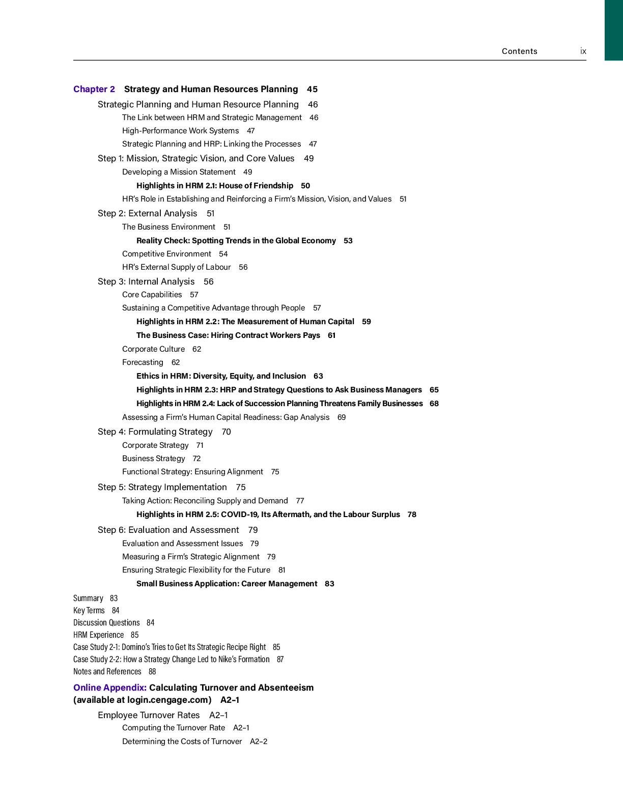 Preview page 2 of Managing Human Resources 11th Canadian Edition By Parbudyal Singh, Stephen D. Risavy