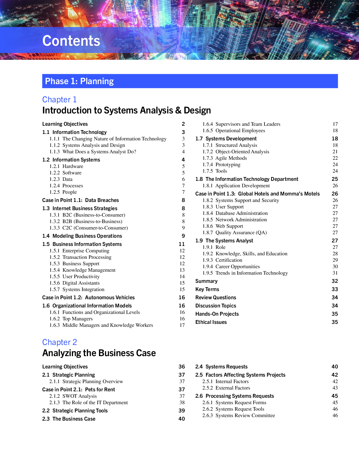 Preview page 7 of eBook [PDF] Systems Analysis and Design 13th Edition  By Scott Tilley