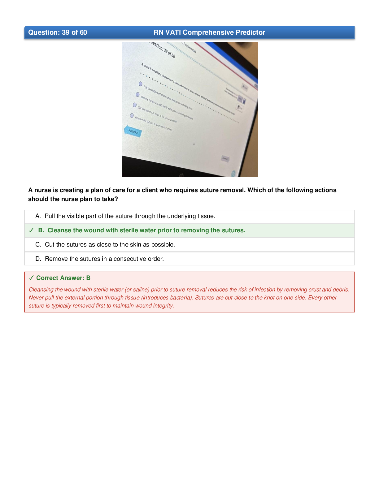 Preview page 4 of Ultimate RN VATI Comprehensive Predictor 2026 Study & Practice Test 100% A+