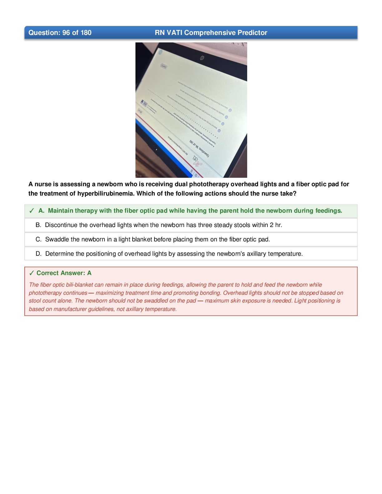 Preview page 6 of Ultimate RN VATI Comprehensive Predictor 2026 Study & Practice Test 100% A+