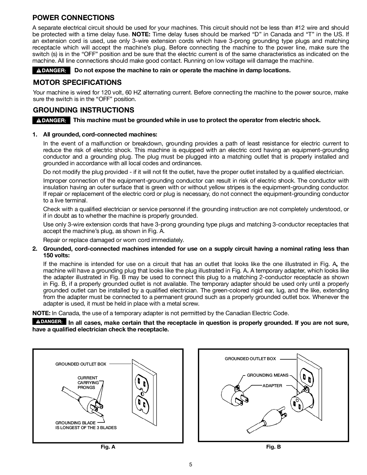 Preview page 5 of Delta 23-710 Sharpening Center instruction Manual