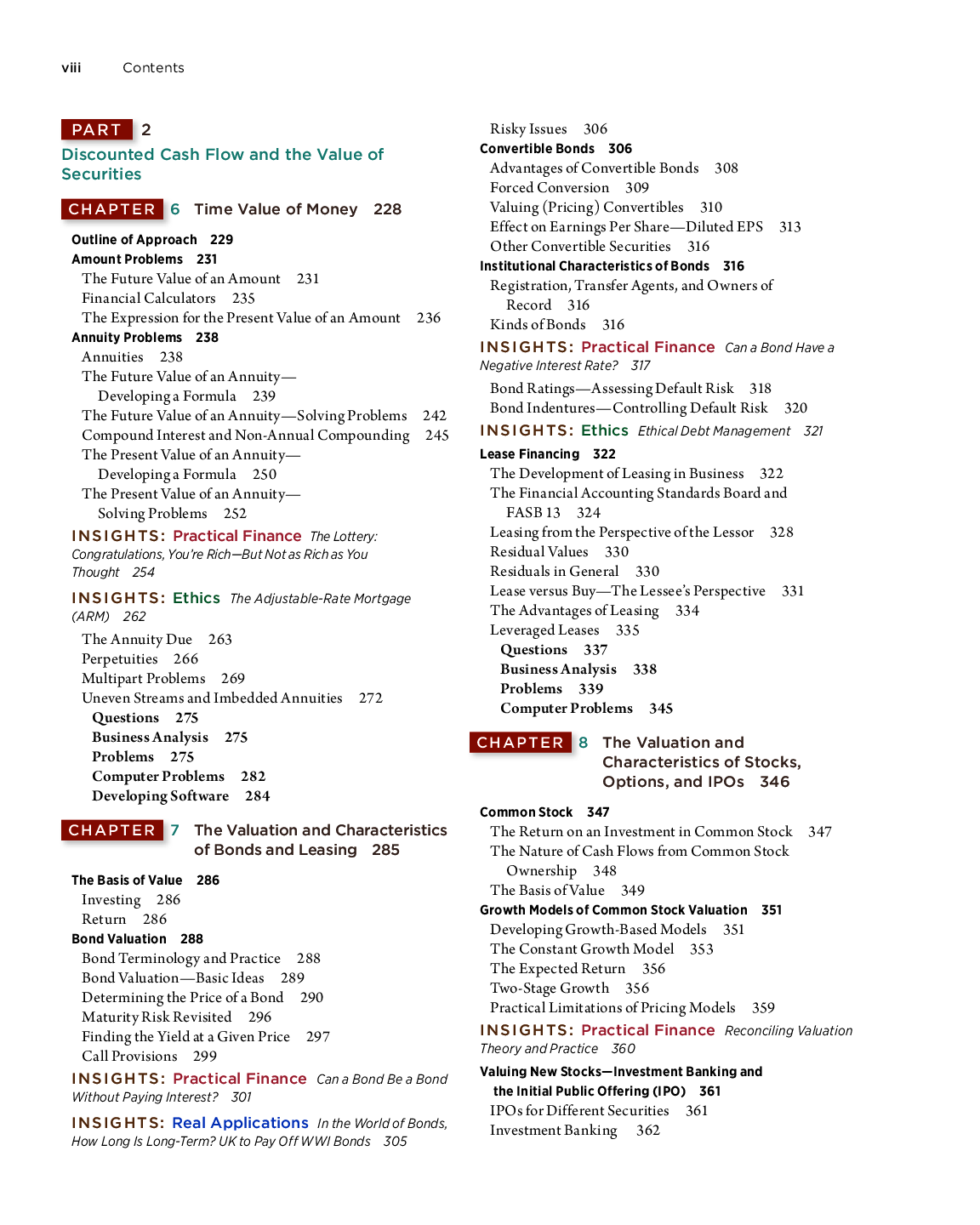 Preview page 8 of eBook PDF Practical Financial Management 8th Edition By William Lasher