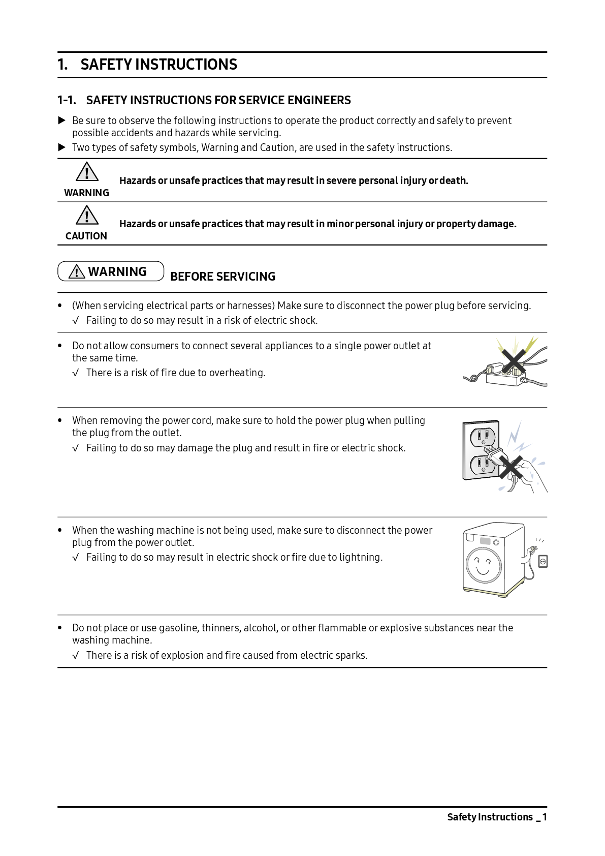 Preview page 3 of SAMSUNG WV60M9900AVA5 Service Manual