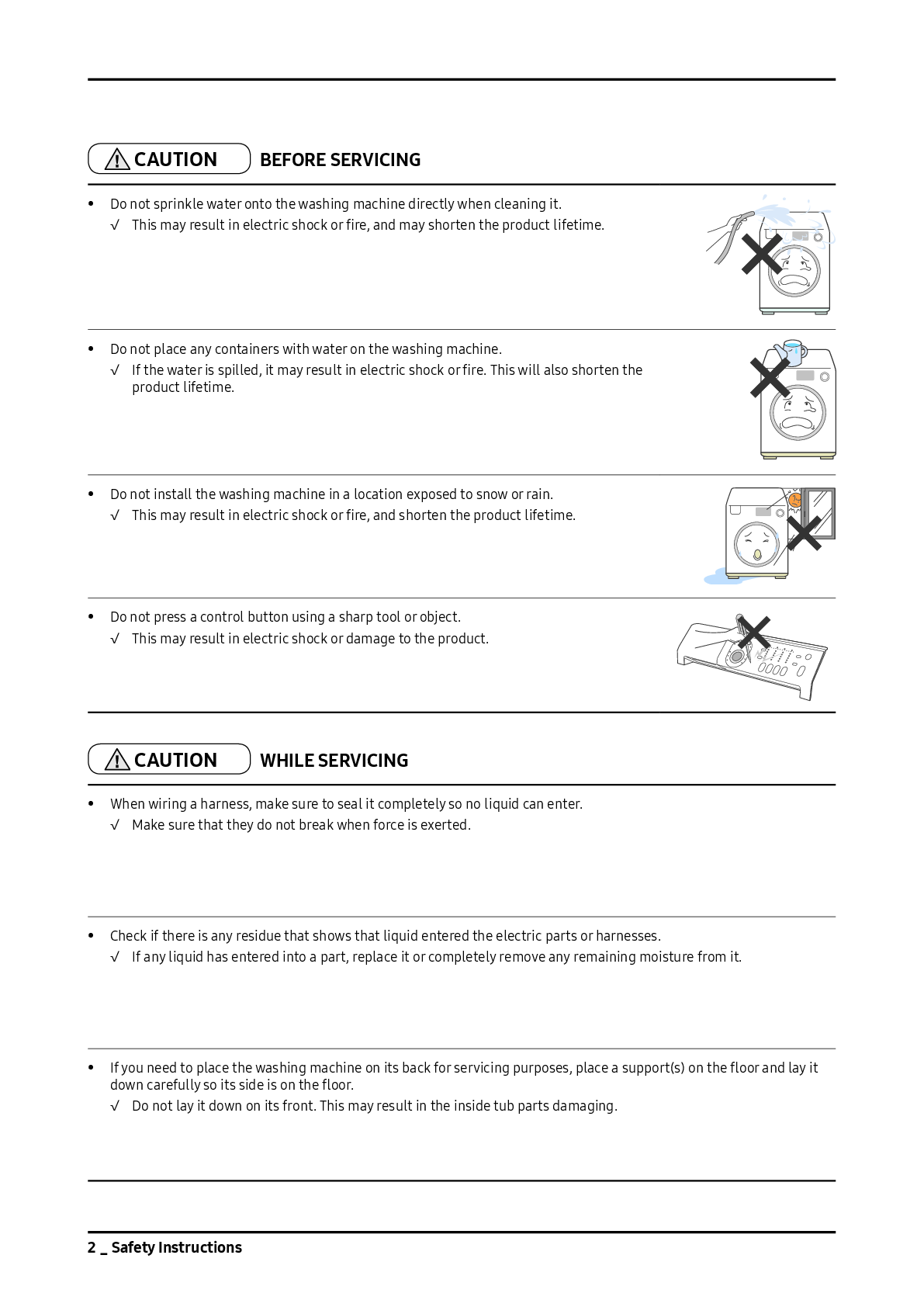 Preview page 4 of SAMSUNG WV60M9900AVA5 Service Manual
