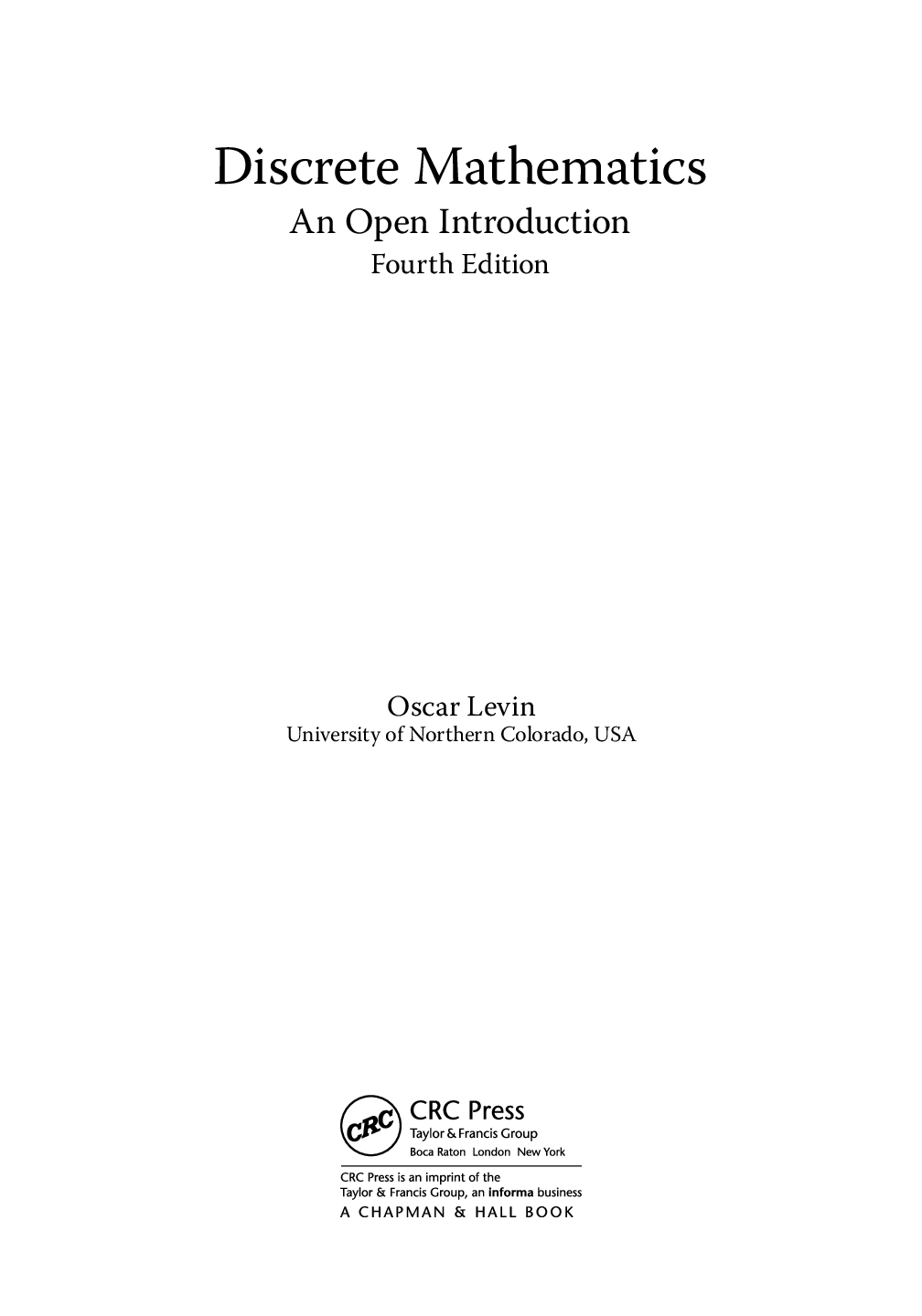 Preview page 4 of Discrete Mathematics An Open Introduction 4th Edition By Oscar Levin