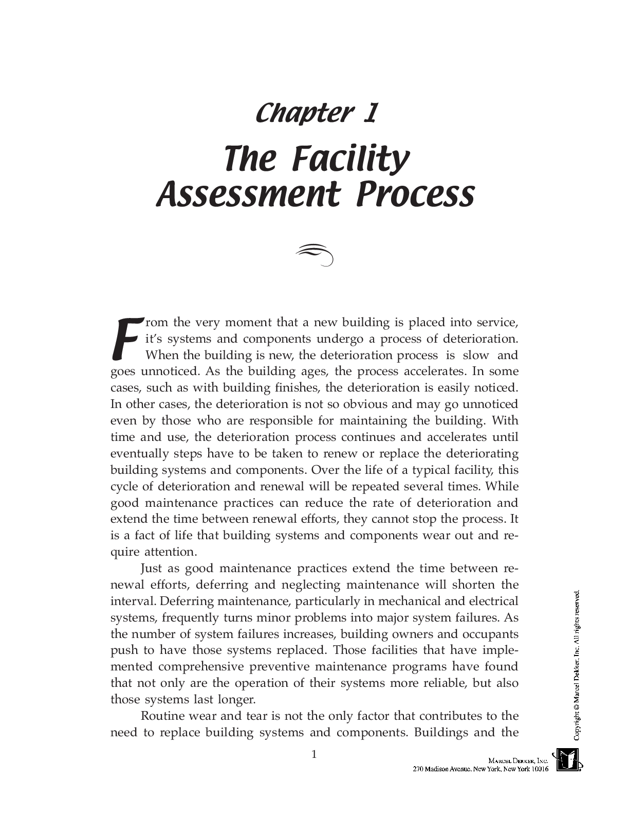 Preview page 5 of Handbook of Facility Assessment By James E Piper