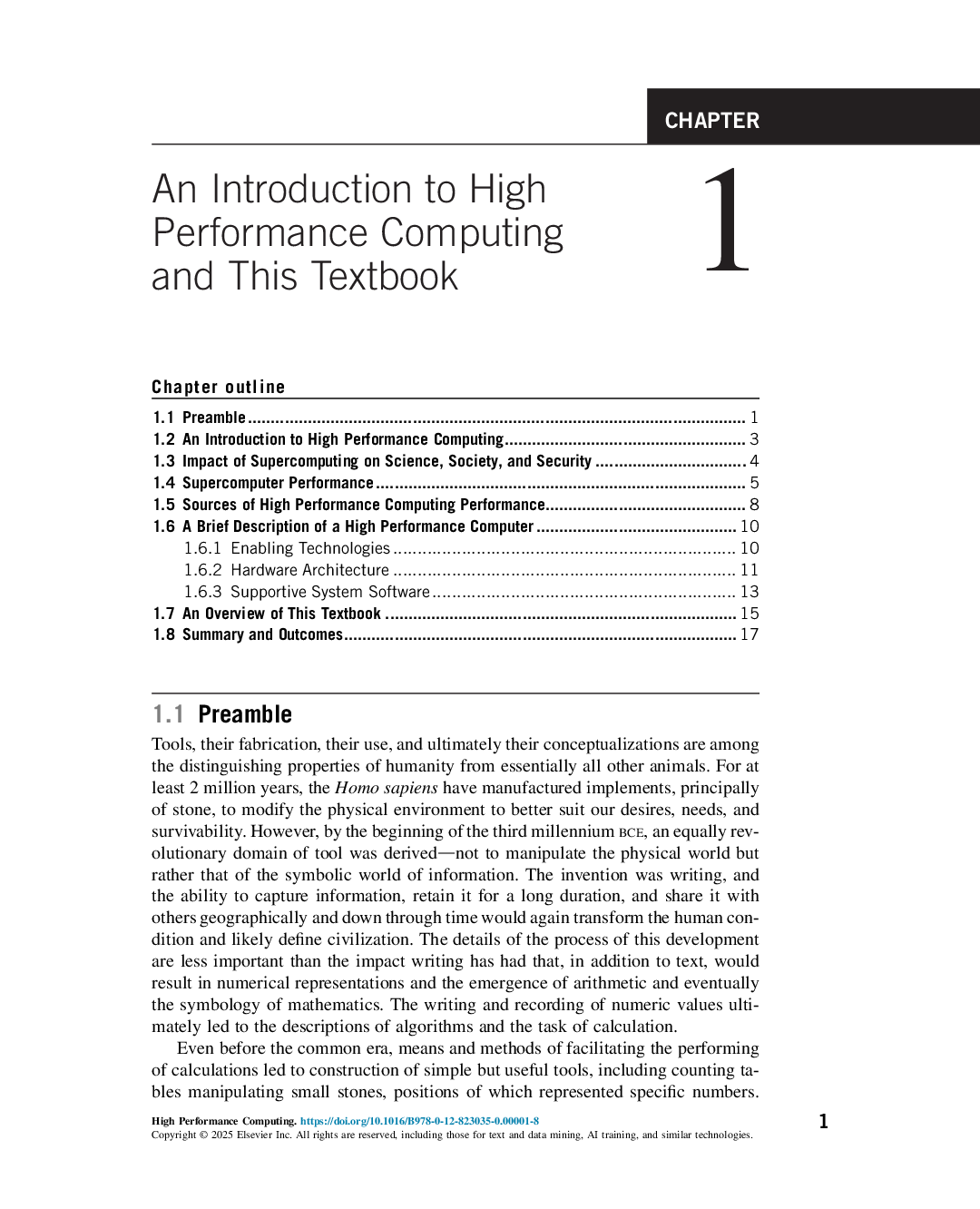 Preview page 10 of eBook [PDF] High Performance Computing Modern Systems and Practices By Thomas Sterling, Maciej Brodowicz, Matthew Anders