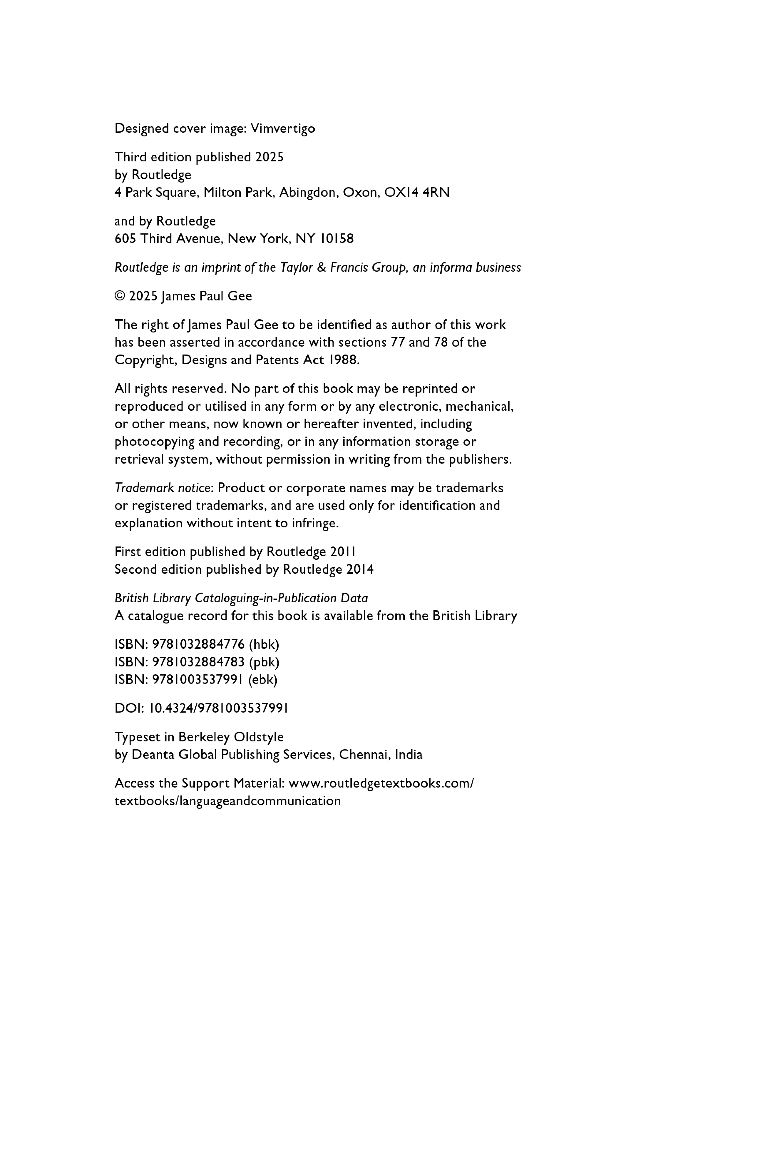 Preview page 2 of eBook [PDF] How to Do Discourse Analysis A Toolkit 3rd Edition By James Paul Gee